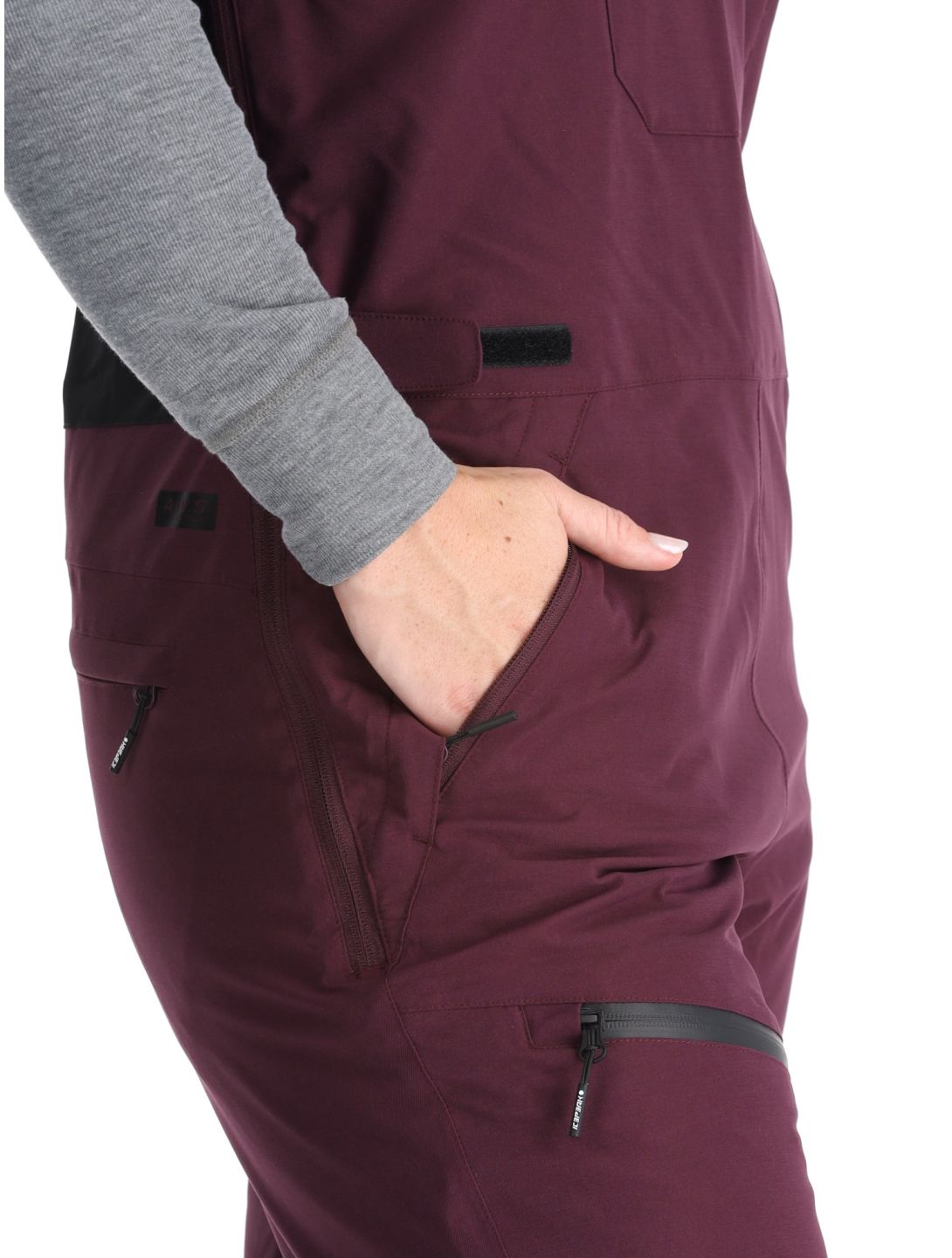 Icepeak, Cantrall pantalones de esquí mujeres Plum púrpura 