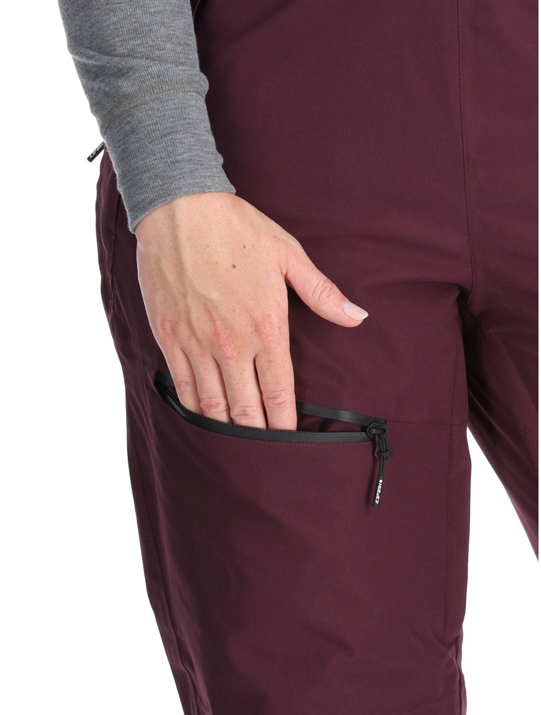 Icepeak, Cantrall pantalones de esquí mujeres Plum púrpura 