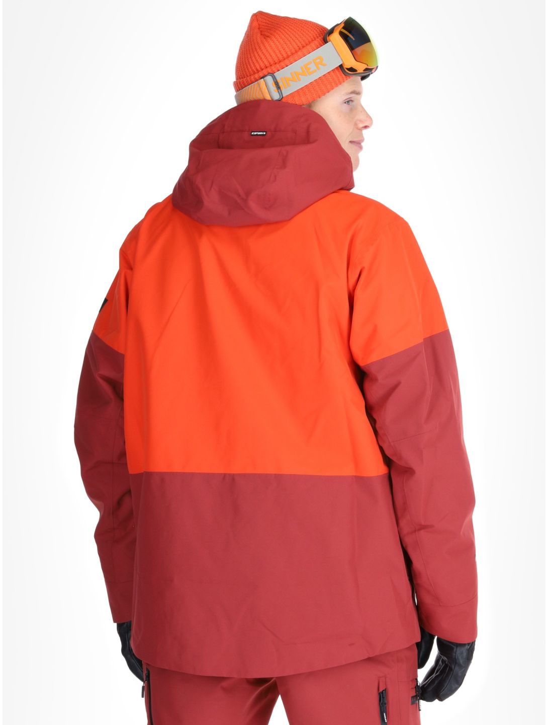 Icepeak, Casco chaqueta de esquí hombres Burned Orange naranja 