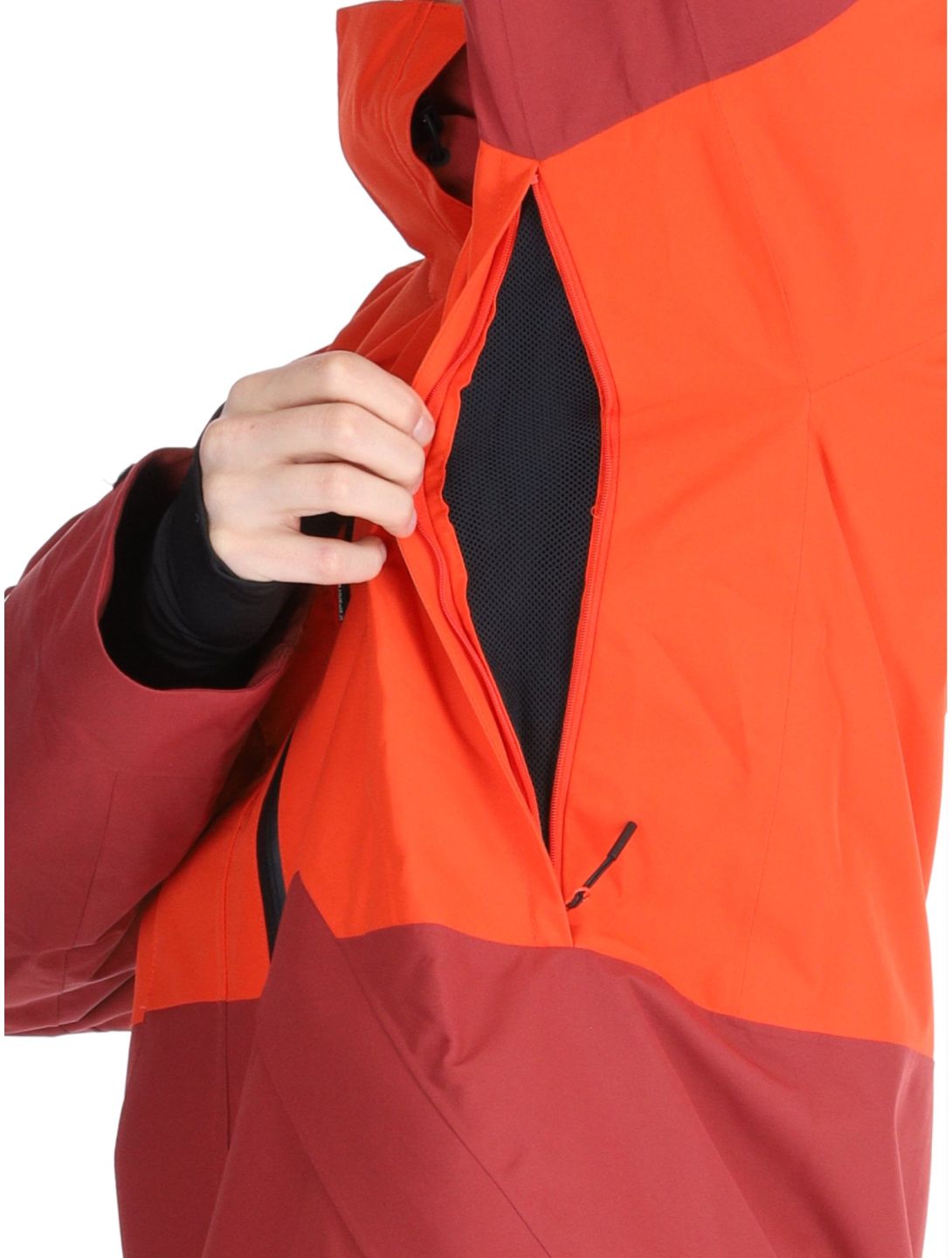 Icepeak, Casco chaqueta de esquí hombres Burned Orange naranja 