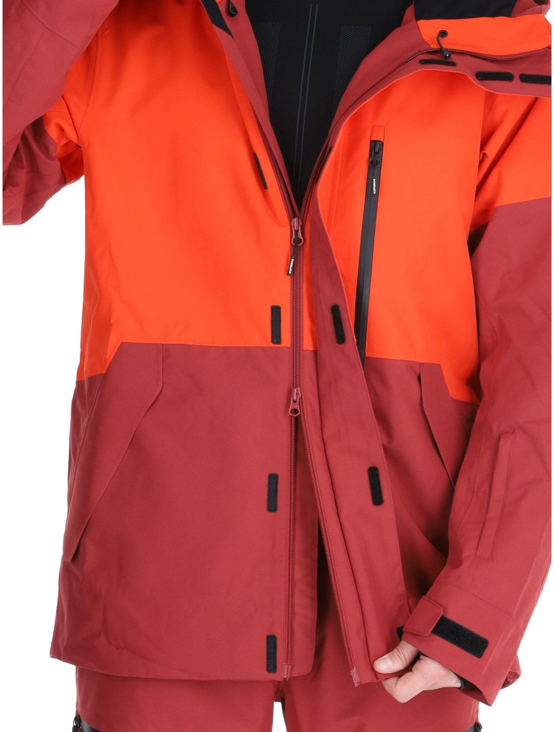 Icepeak, Casco chaqueta de esquí hombres Burned Orange naranja 