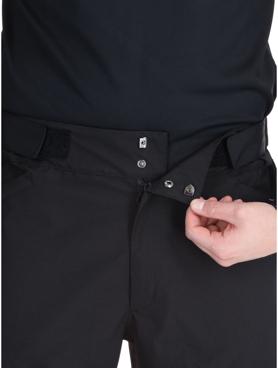 Icepeak, Caspian pantalones de esquí hardshell hombres Black negro 