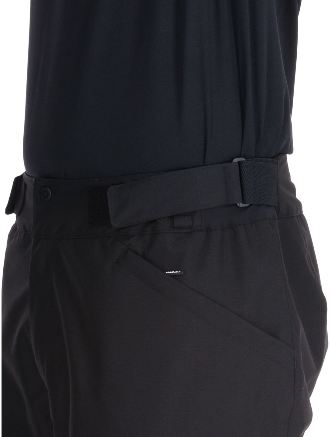 Icepeak, Caspian pantalones de esquí hardshell hombres Black negro 