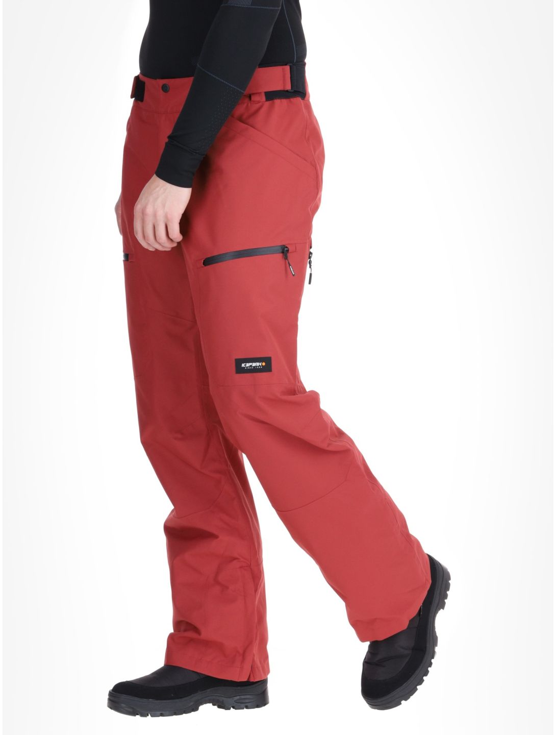 Icepeak, Caspian pantalones de esquí hardshell hombres Burned Orange naranja 