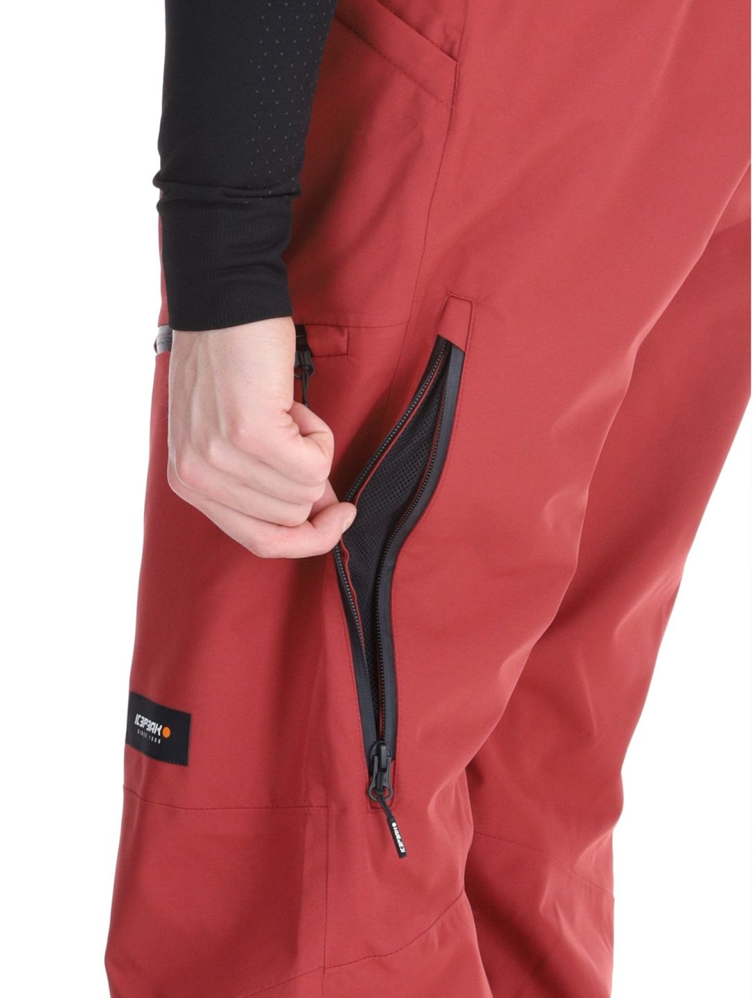 Icepeak, Caspian pantalones de esquí hardshell hombres Burned Orange naranja 