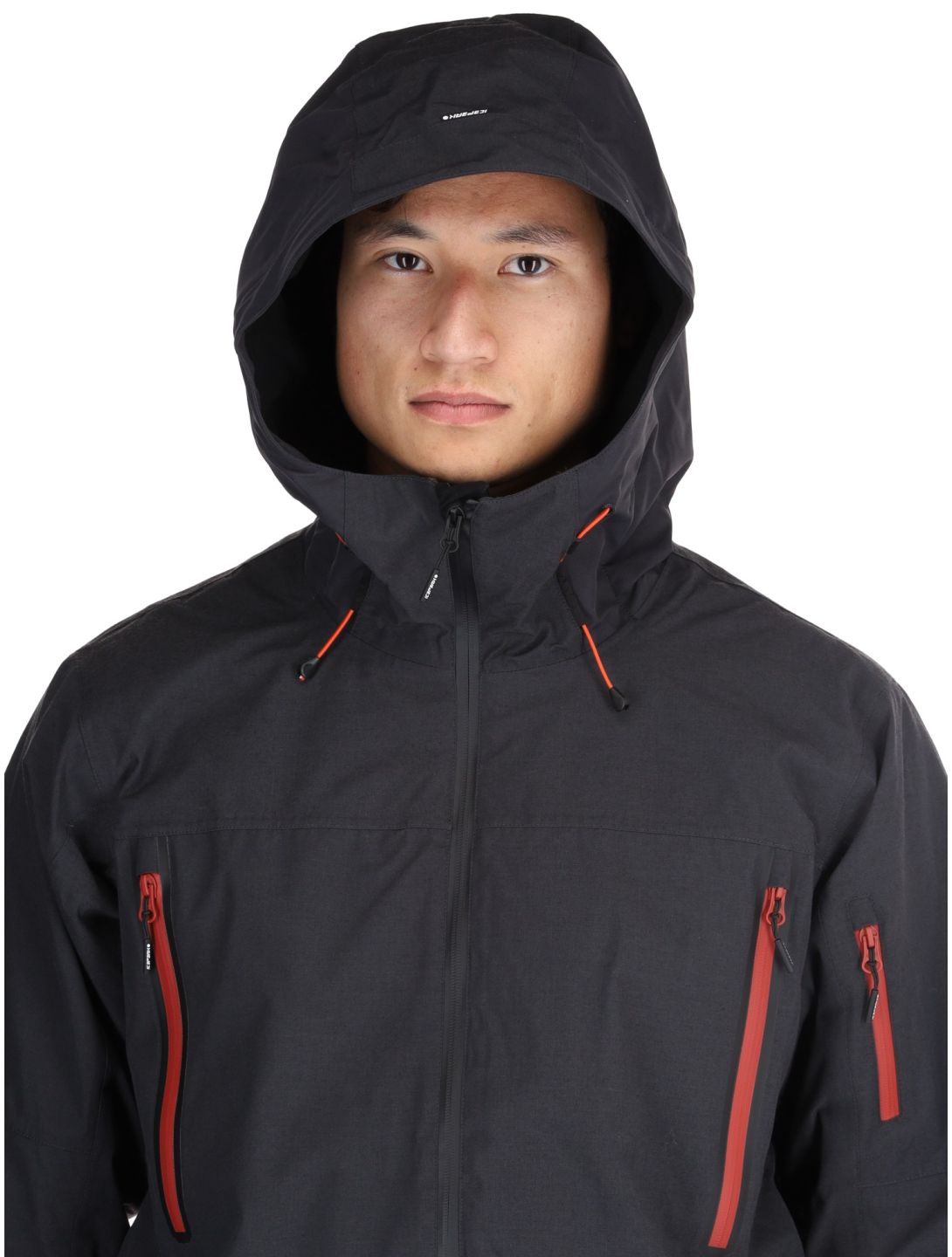 Icepeak, Castres chaqueta de esquí hombres Anthracite gris 