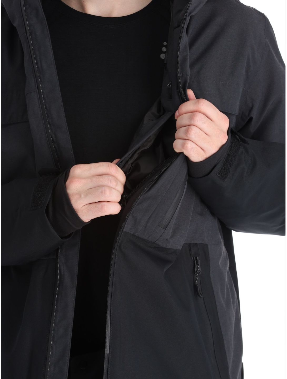 Icepeak, Castres chaqueta de esquí hombres Black negro 