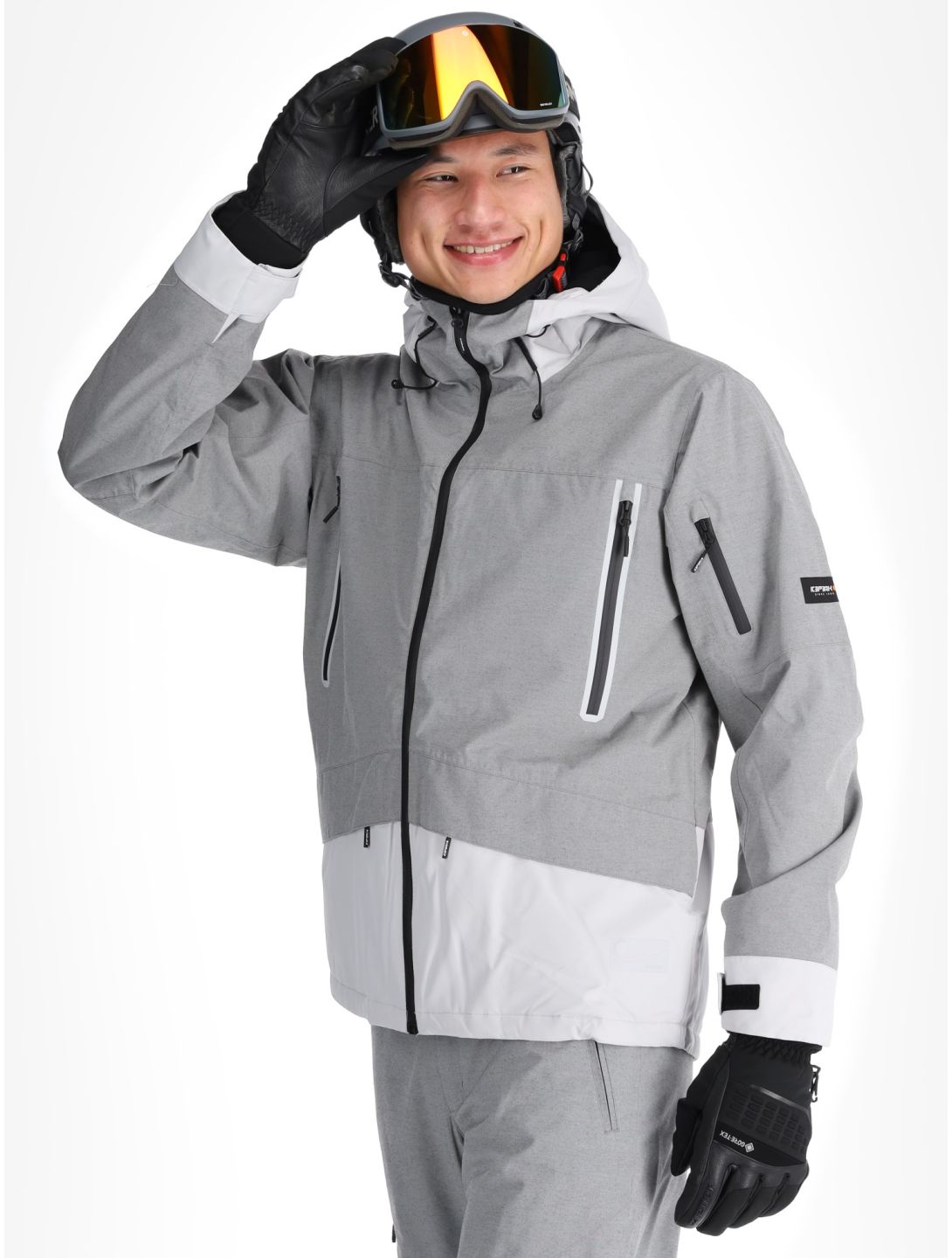 Icepeak, Castres chaqueta de esquí hombres Light Grey gris 