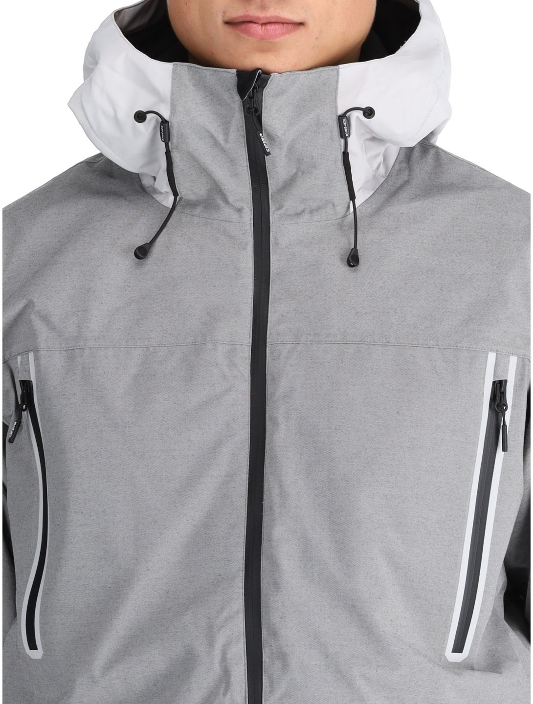 Icepeak, Castres chaqueta de esquí hombres Light Grey gris 