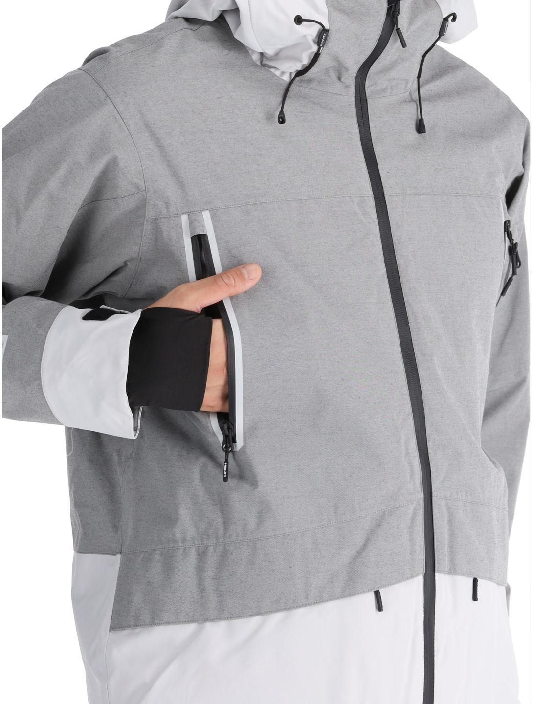 Icepeak, Castres chaqueta de esquí hombres Light Grey gris 