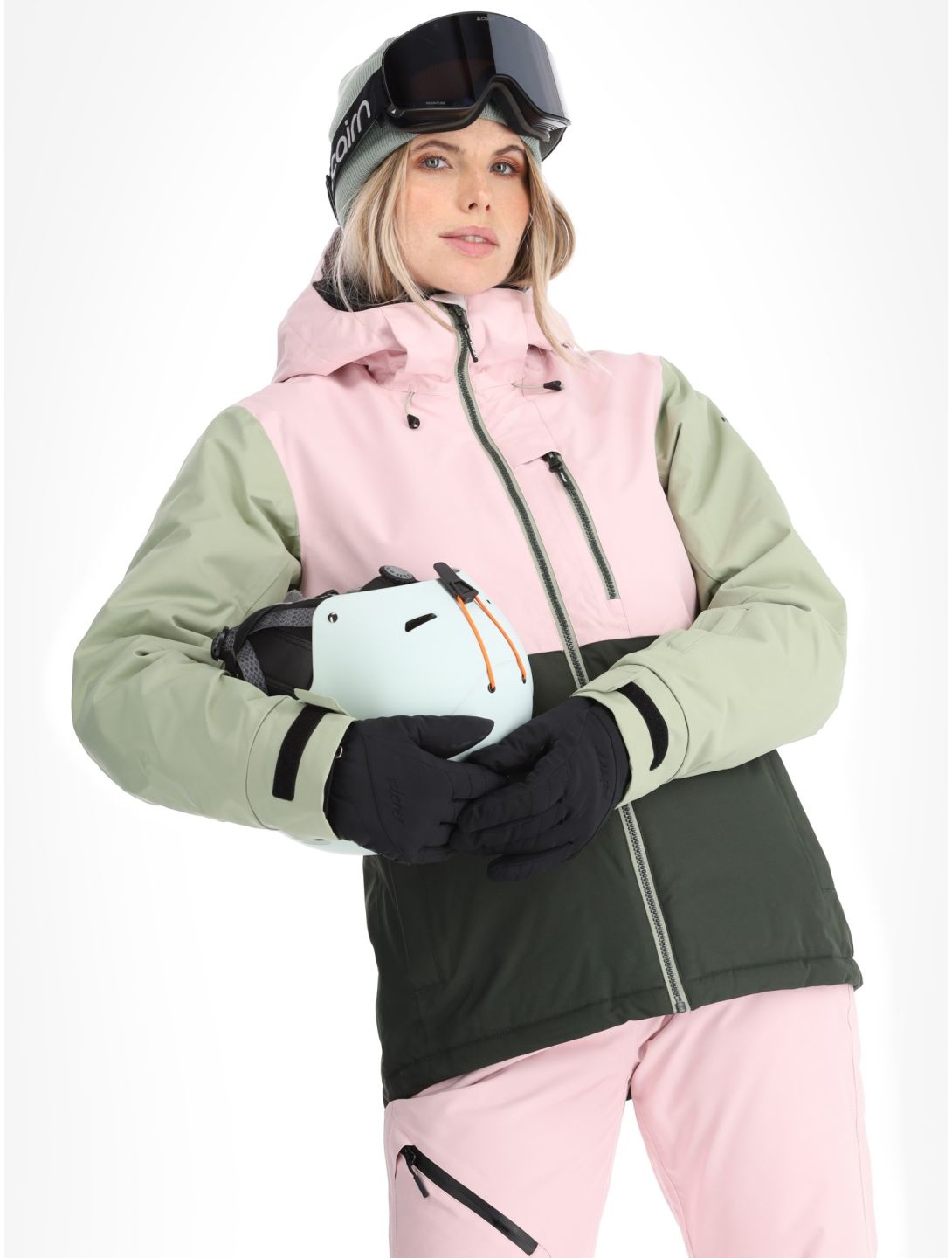 Icepeak, Cathay chaqueta de esquí mujeres Asparagus verde 