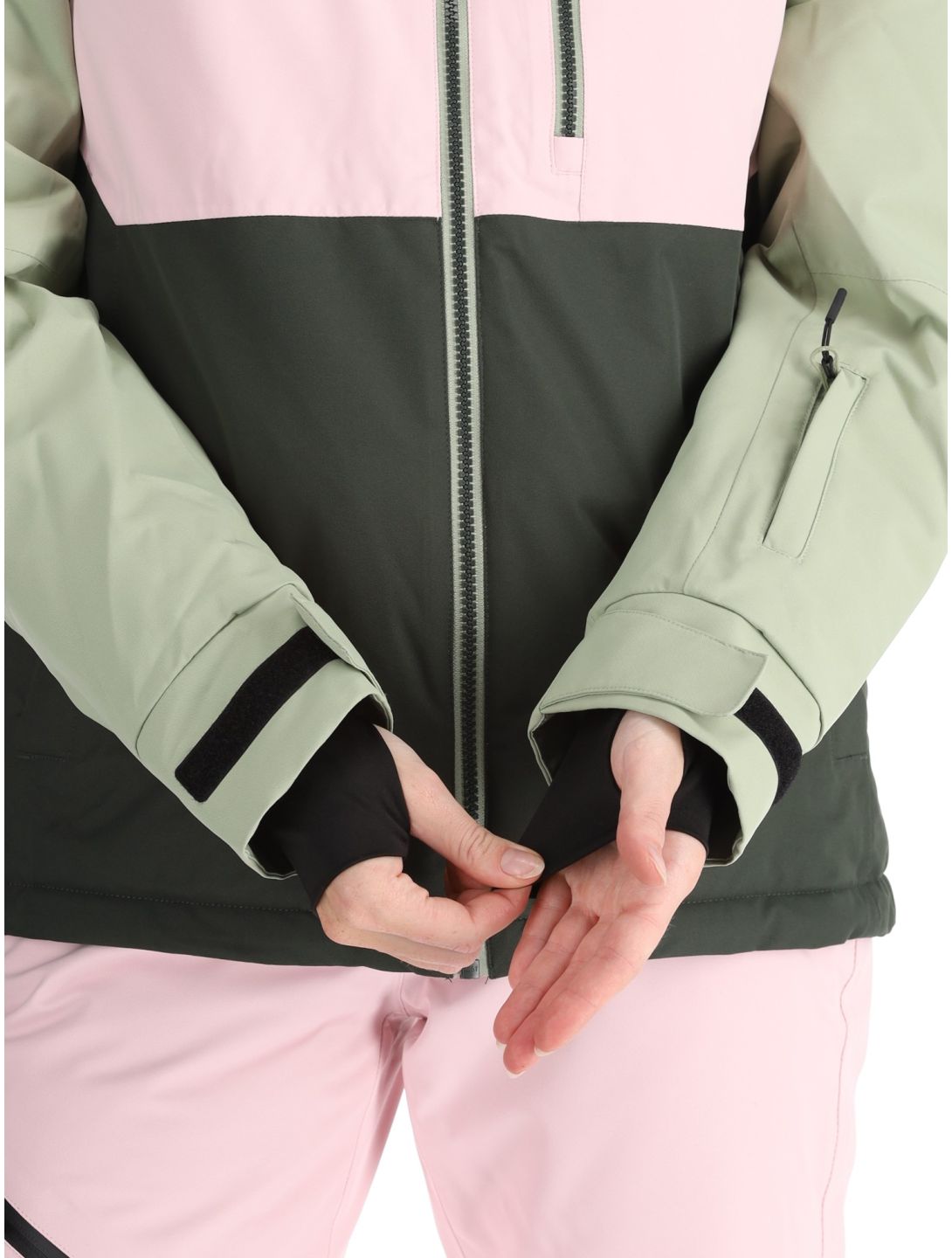 Icepeak, Cathay chaqueta de esquí mujeres Asparagus verde 