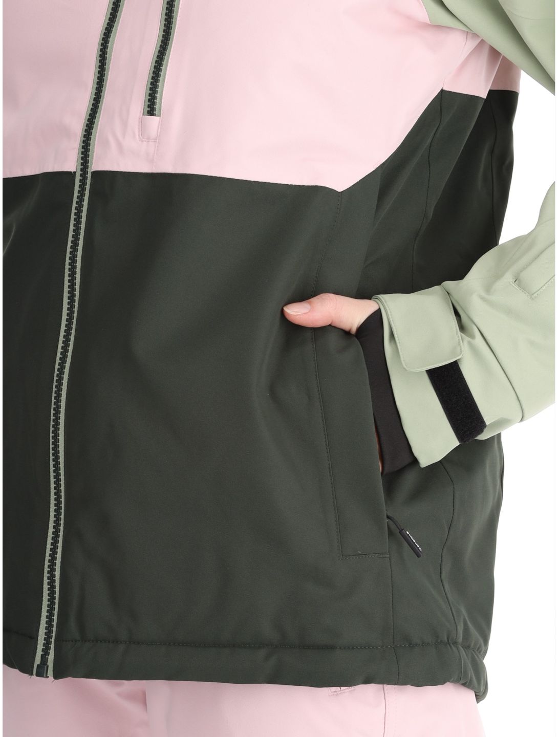 Icepeak, Cathay chaqueta de esquí mujeres Asparagus verde 