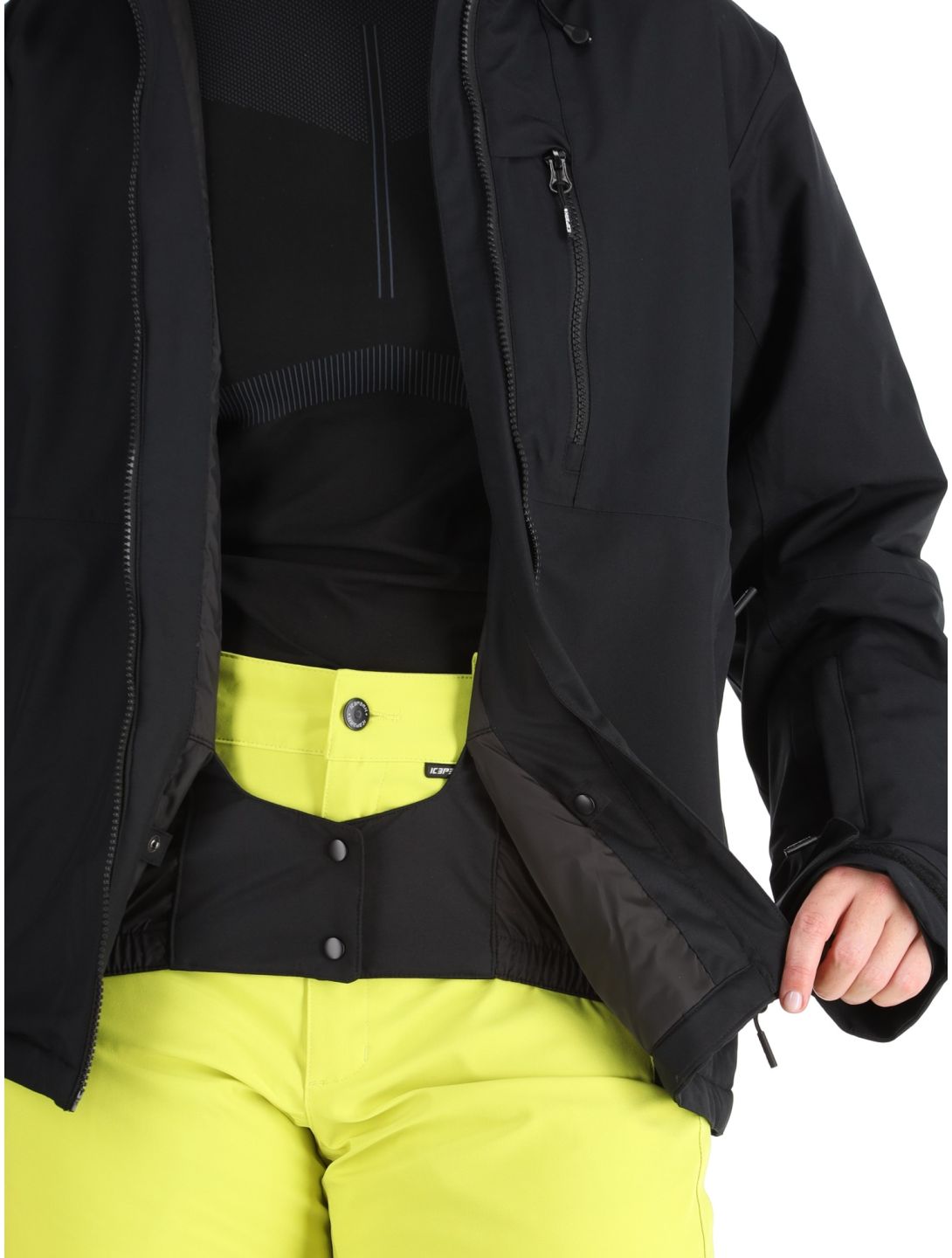 Icepeak, Cathay chaqueta de esquí mujeres Black negro 