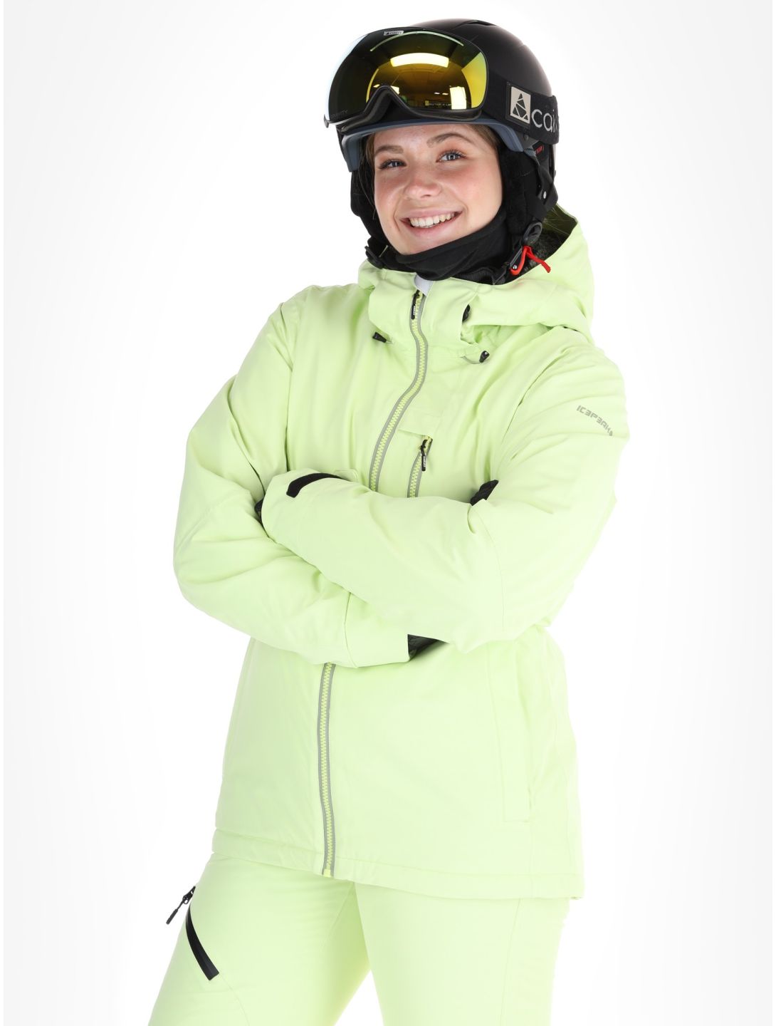 Icepeak, Cathay chaqueta de esquí mujeres Light Green verde 