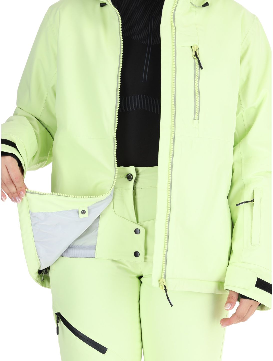 Icepeak, Cathay chaqueta de esquí mujeres Light Green verde 