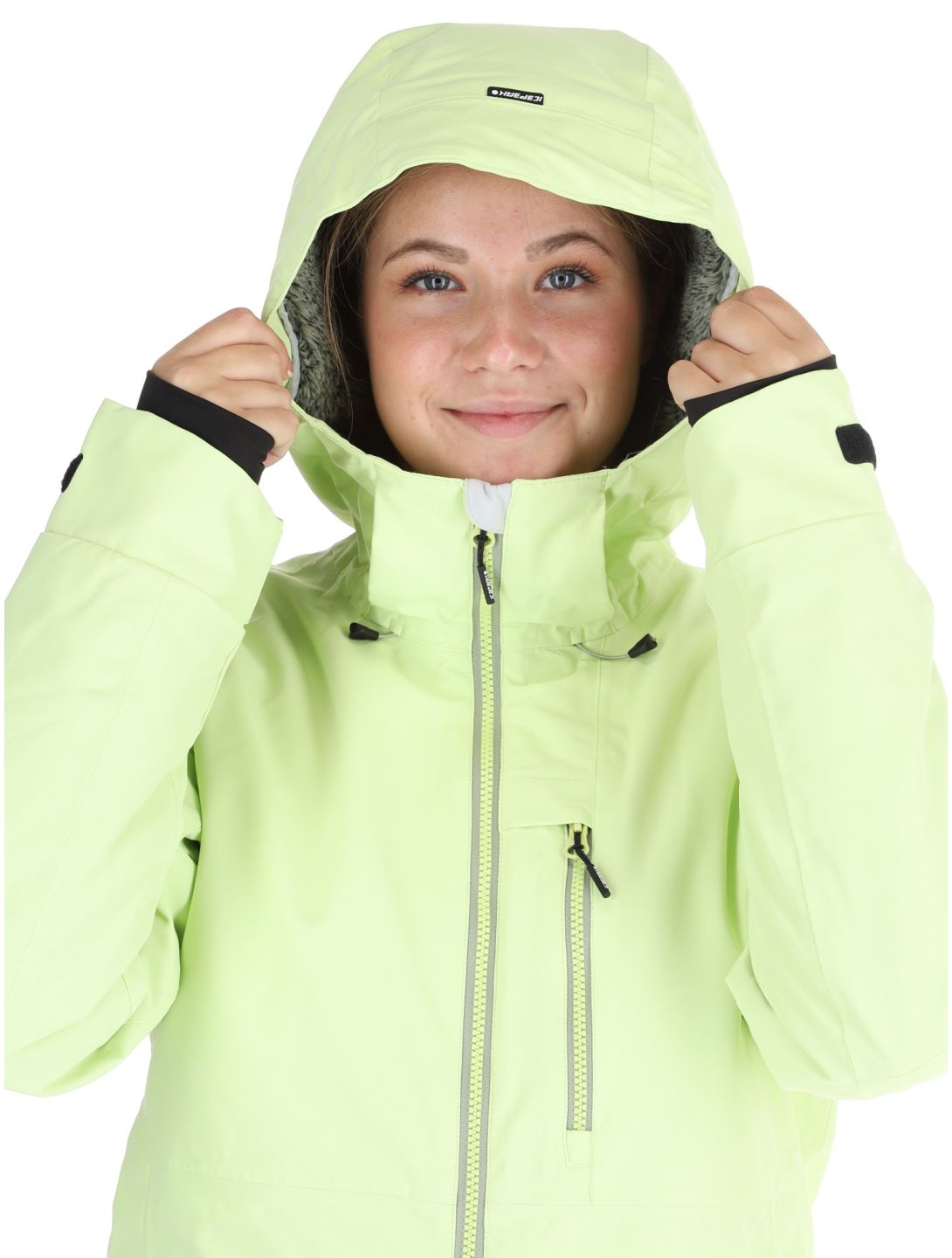 Icepeak, Cathay chaqueta de esquí mujeres Light Green verde 