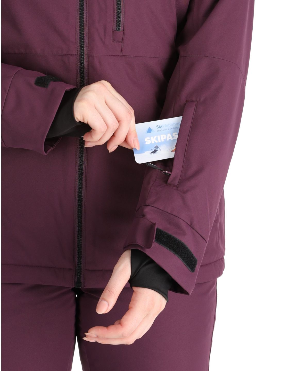 Icepeak, Cathay chaqueta de esquí mujeres Plum púrpura 