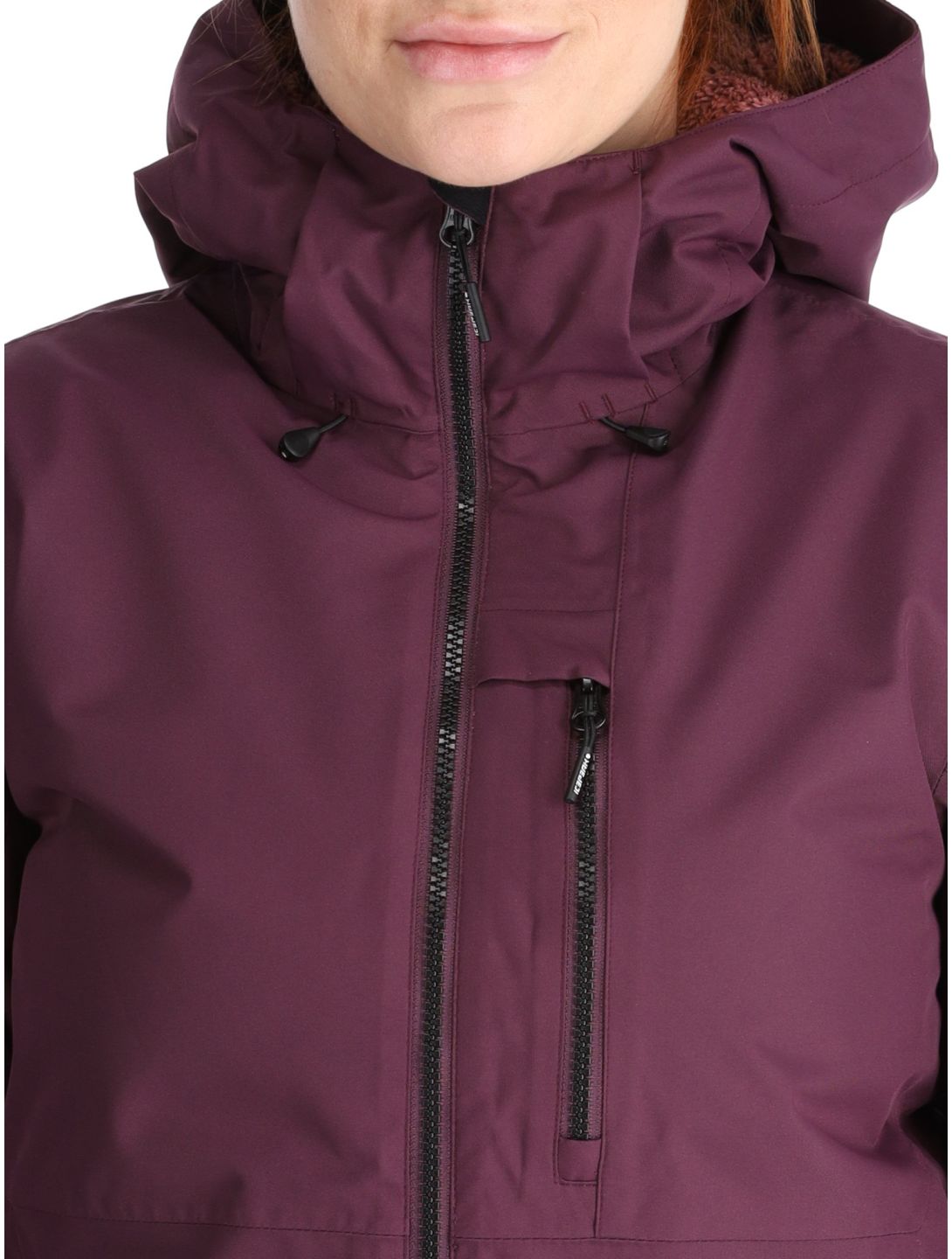 Icepeak, Cathay chaqueta de esquí mujeres Plum púrpura 