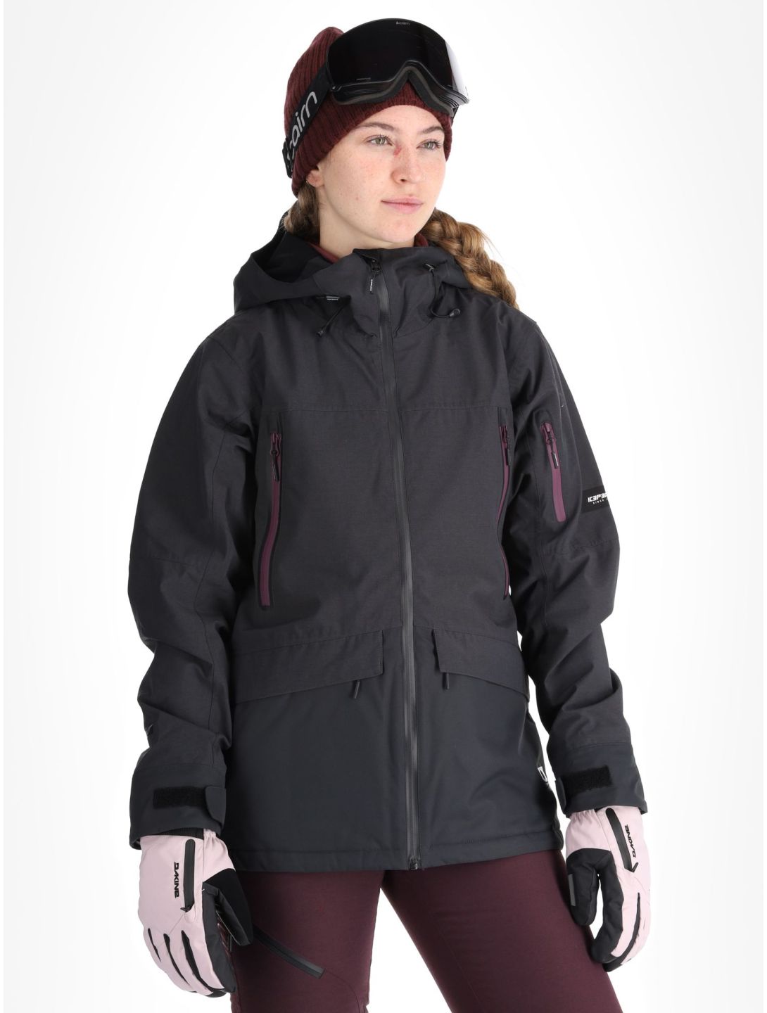 Icepeak, Cavour chaqueta de esquí mujeres Anthracite gris 