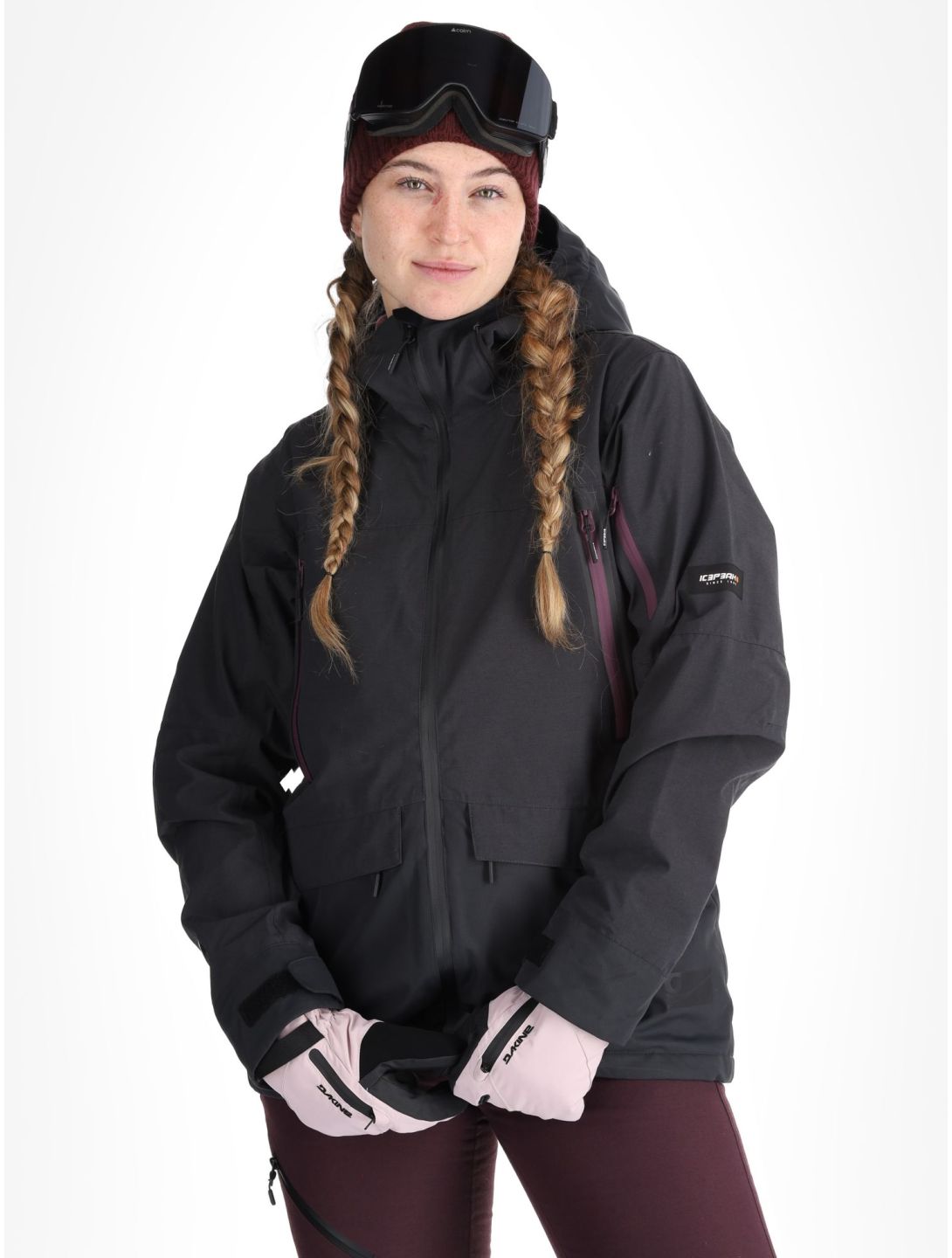 Icepeak, Cavour chaqueta de esquí mujeres Anthracite gris 