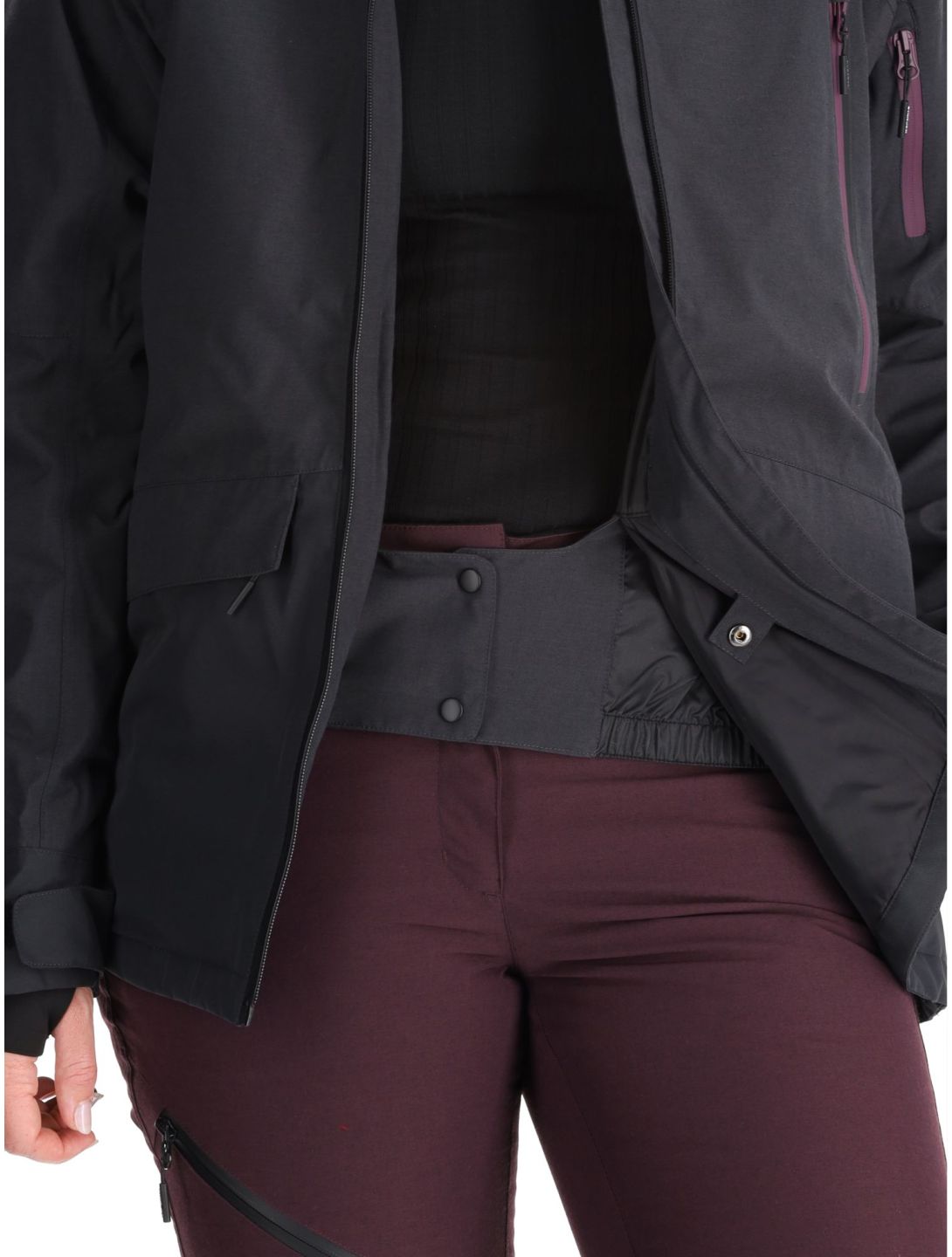 Icepeak, Cavour chaqueta de esquí mujeres Anthracite gris 