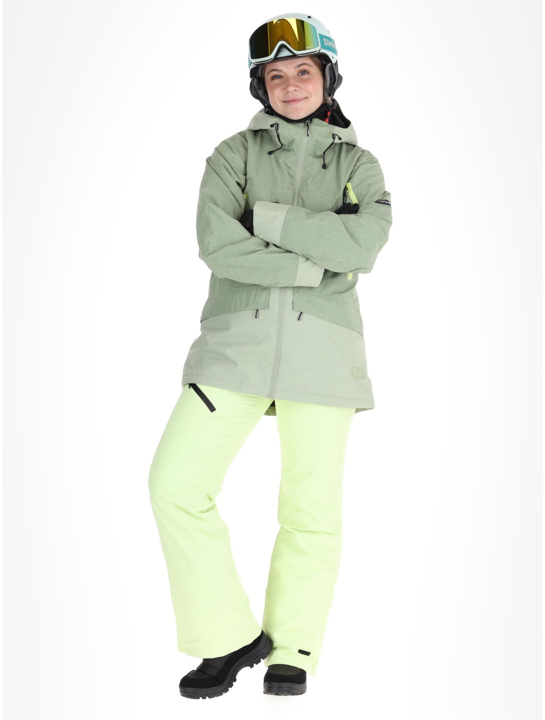 Icepeak, Cavour chaqueta de esquí mujeres Asparagus verde 