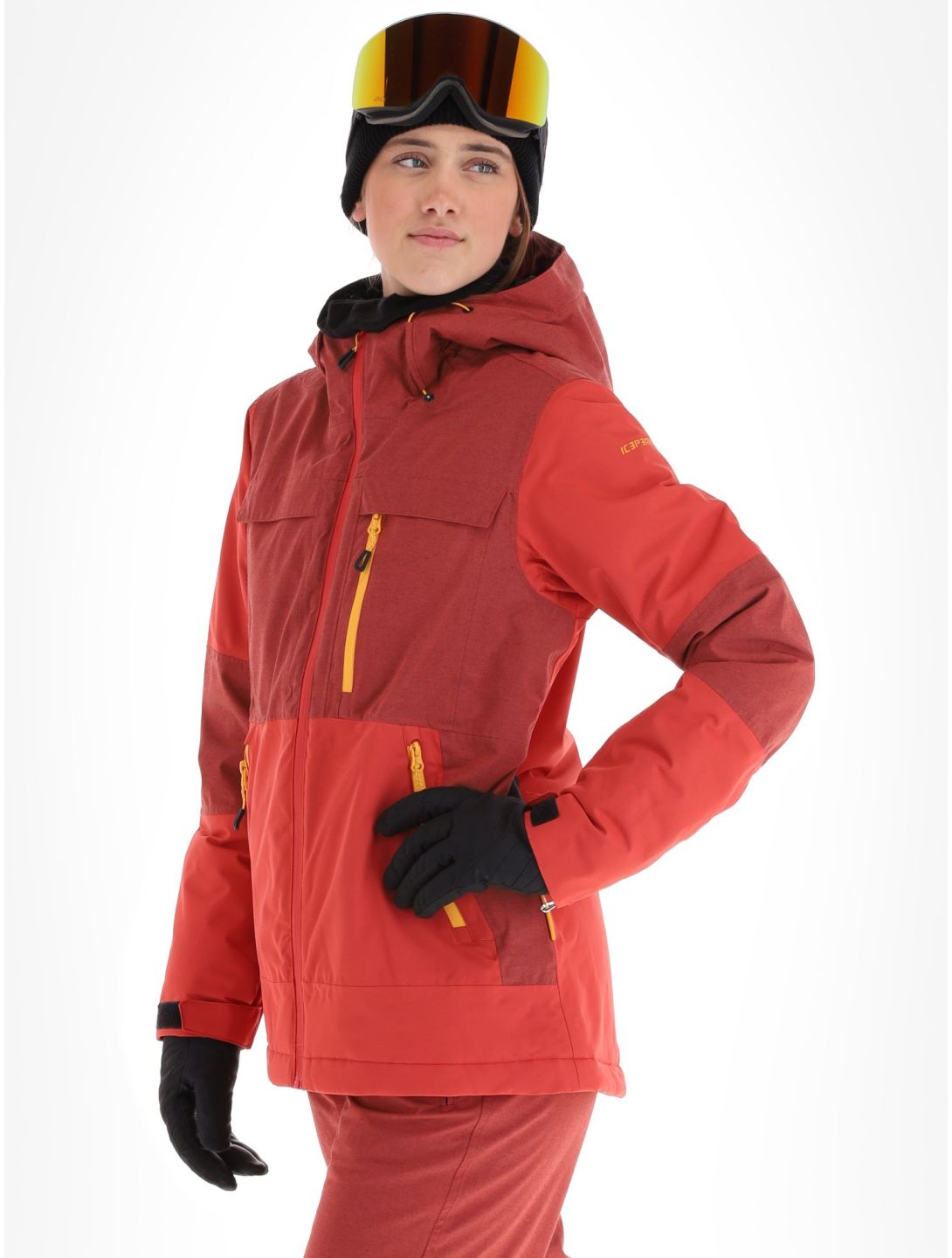 Icepeak, Cavour chaqueta de esquí mujeres Cranberry rojo 