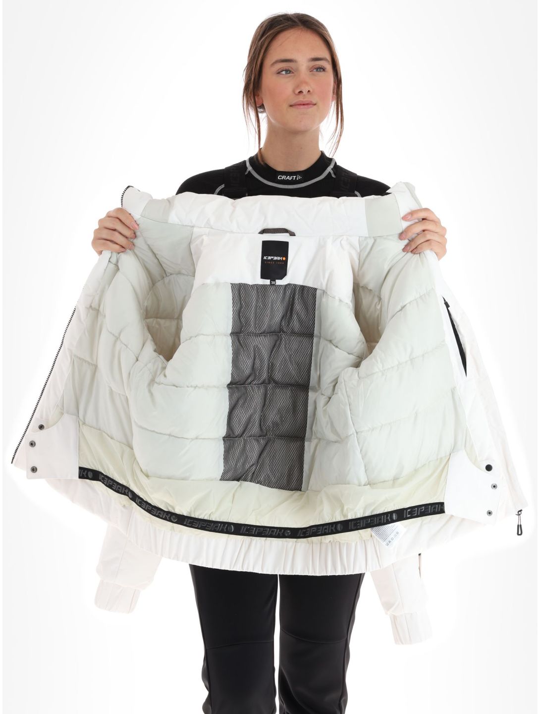 Icepeak, Cham chaqueta de esquí mujeres Powder blanco 