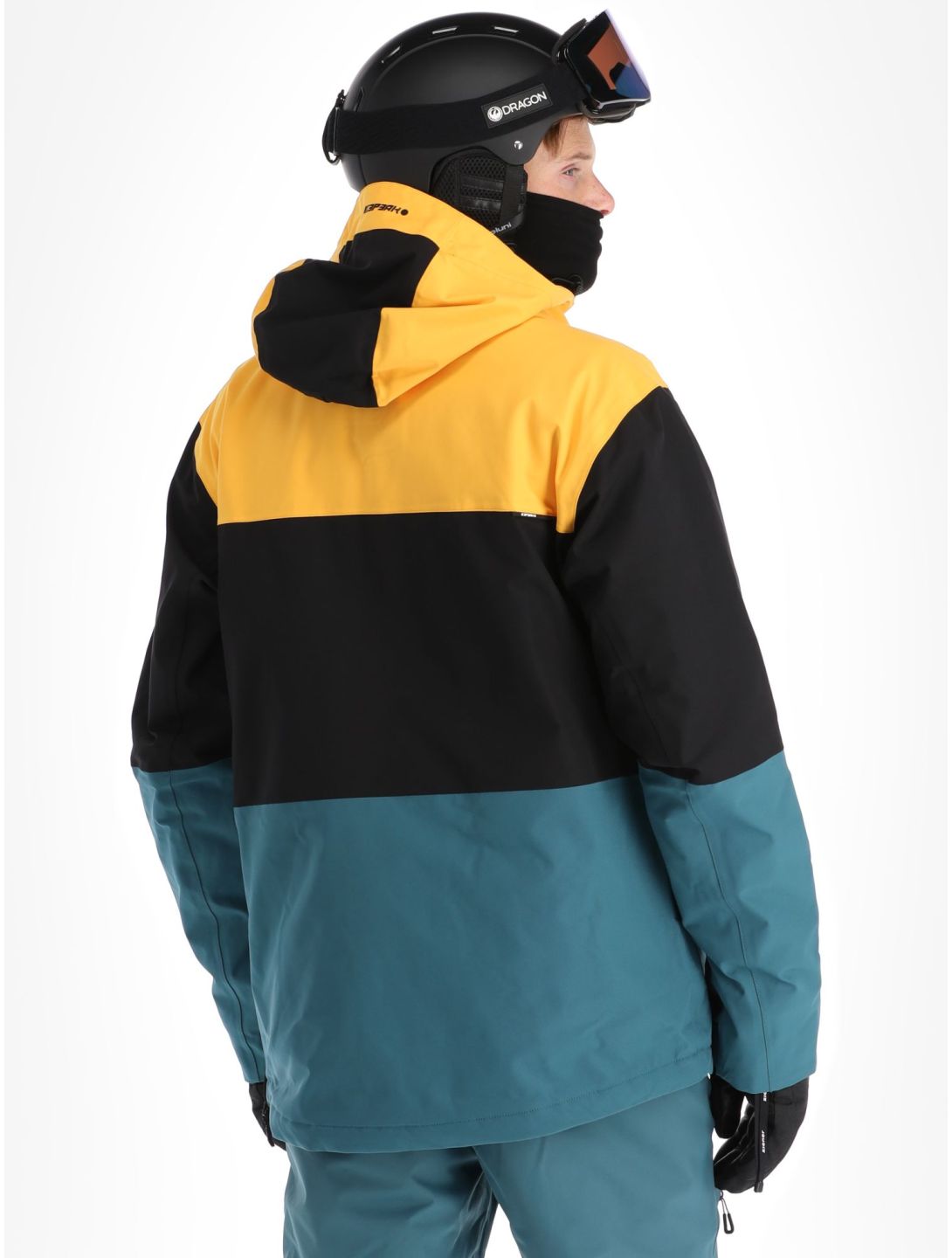 Icepeak, Charlton chaqueta de esquí hombres Emerald amarillo, negro, verde 