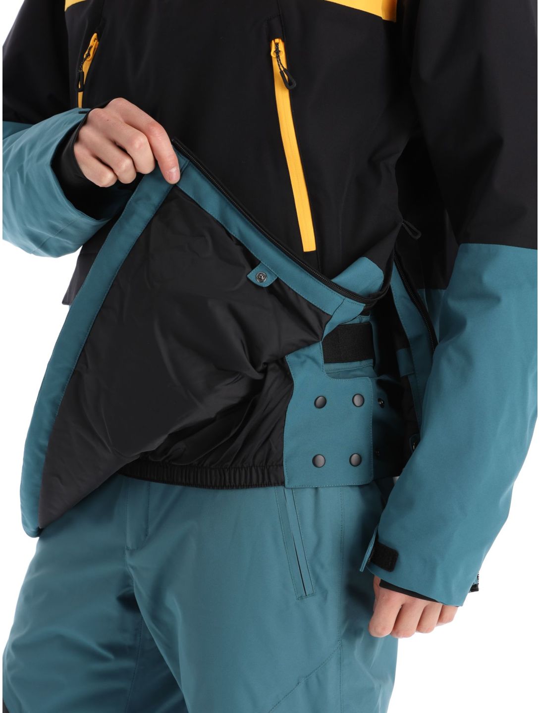 Icepeak, Charlton chaqueta de esquí hombres Emerald amarillo, negro, verde 