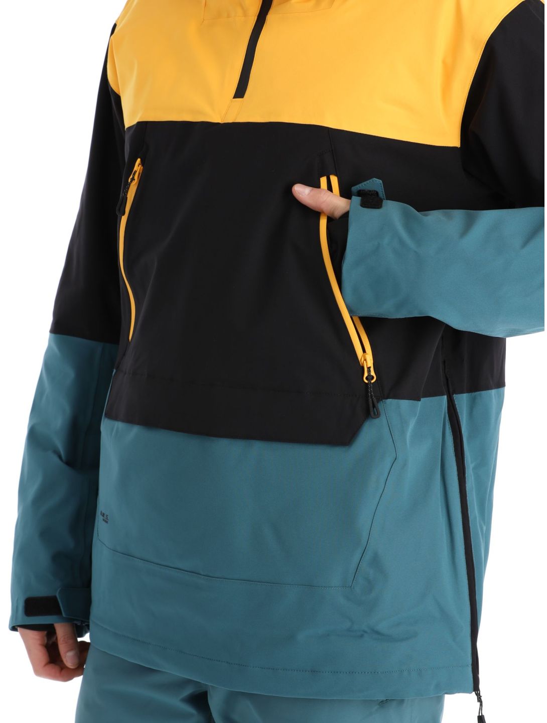 Icepeak, Charlton chaqueta de esquí hombres Emerald amarillo, negro, verde 