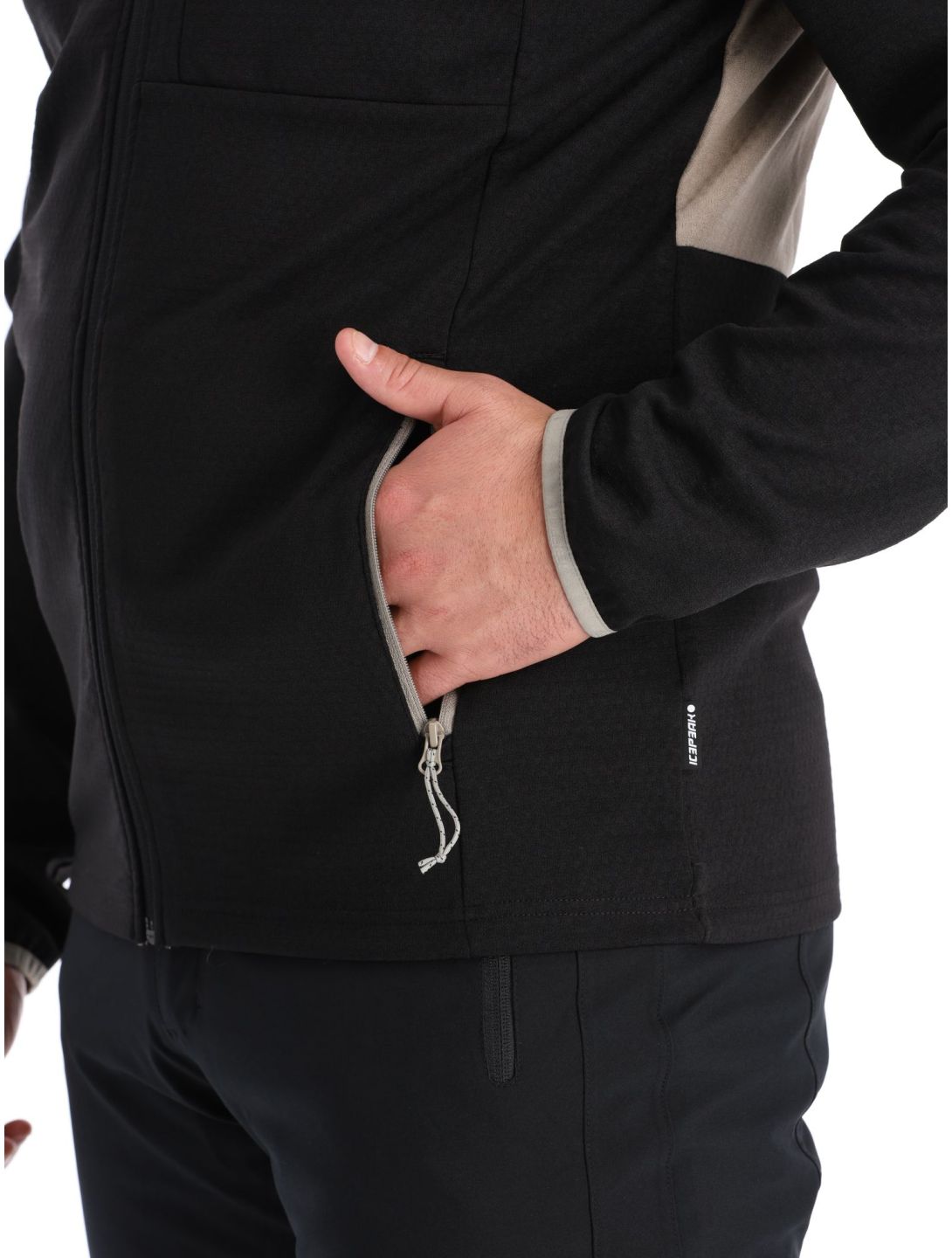 Icepeak, Cheraw chaleco hombres Black negro 