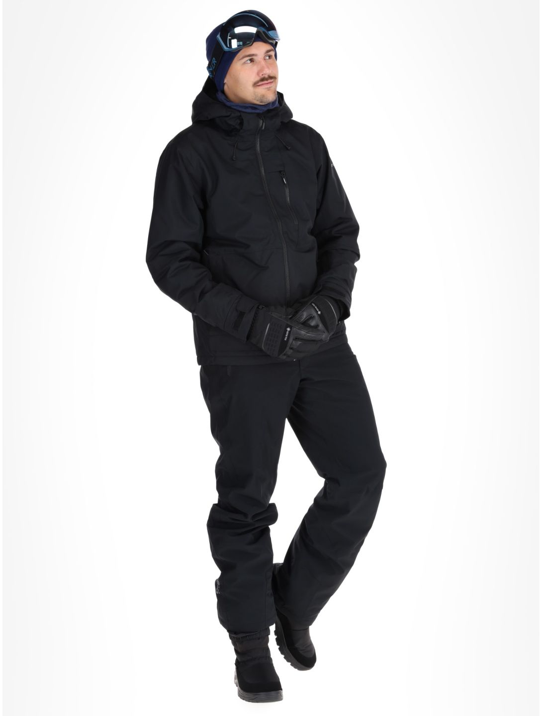 Icepeak, Chester chaqueta de esquí hombres Black negro 