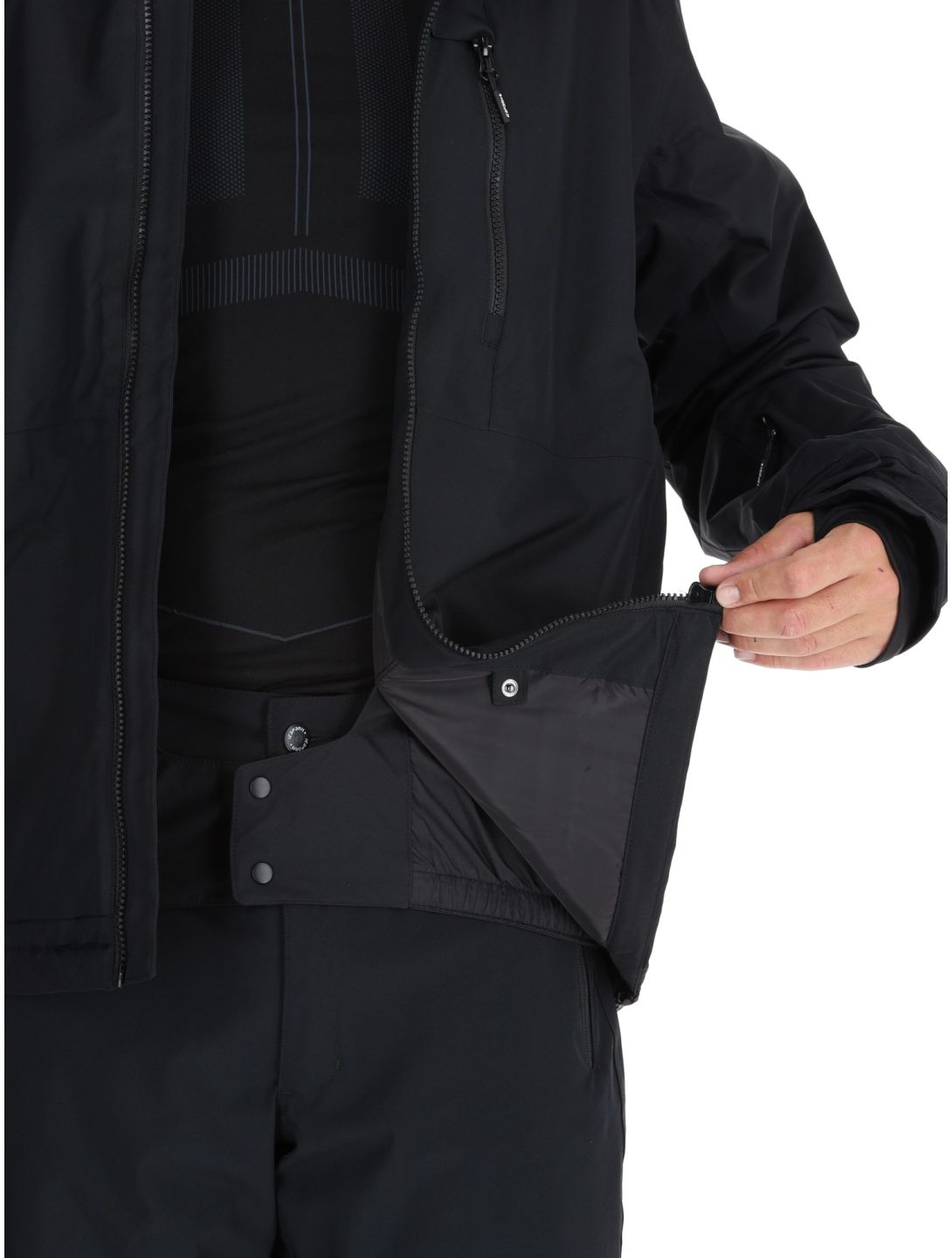 Icepeak, Chester chaqueta de esquí hombres Black negro 