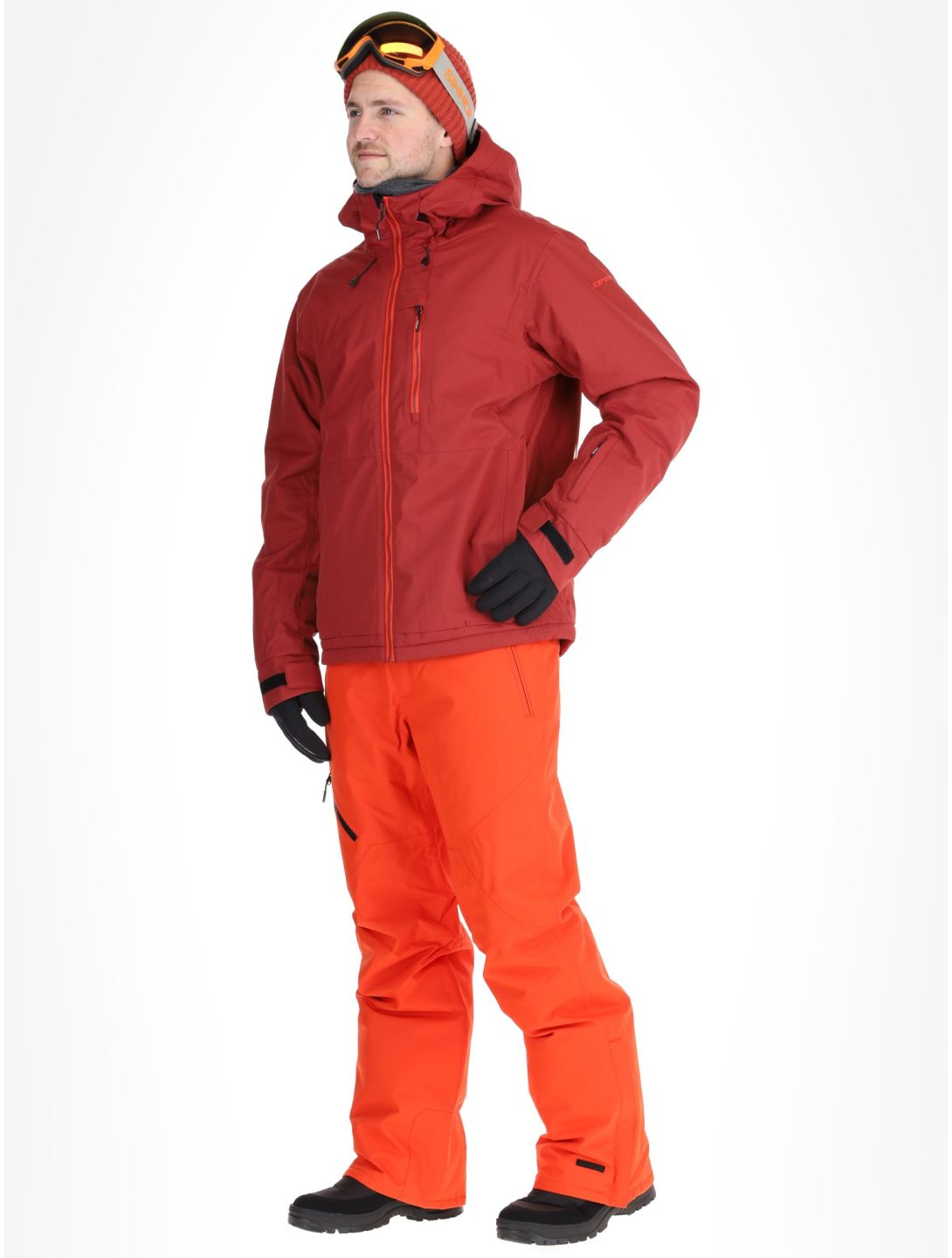 Icepeak, Chester chaqueta de esquí hombres Burned Orange naranja 