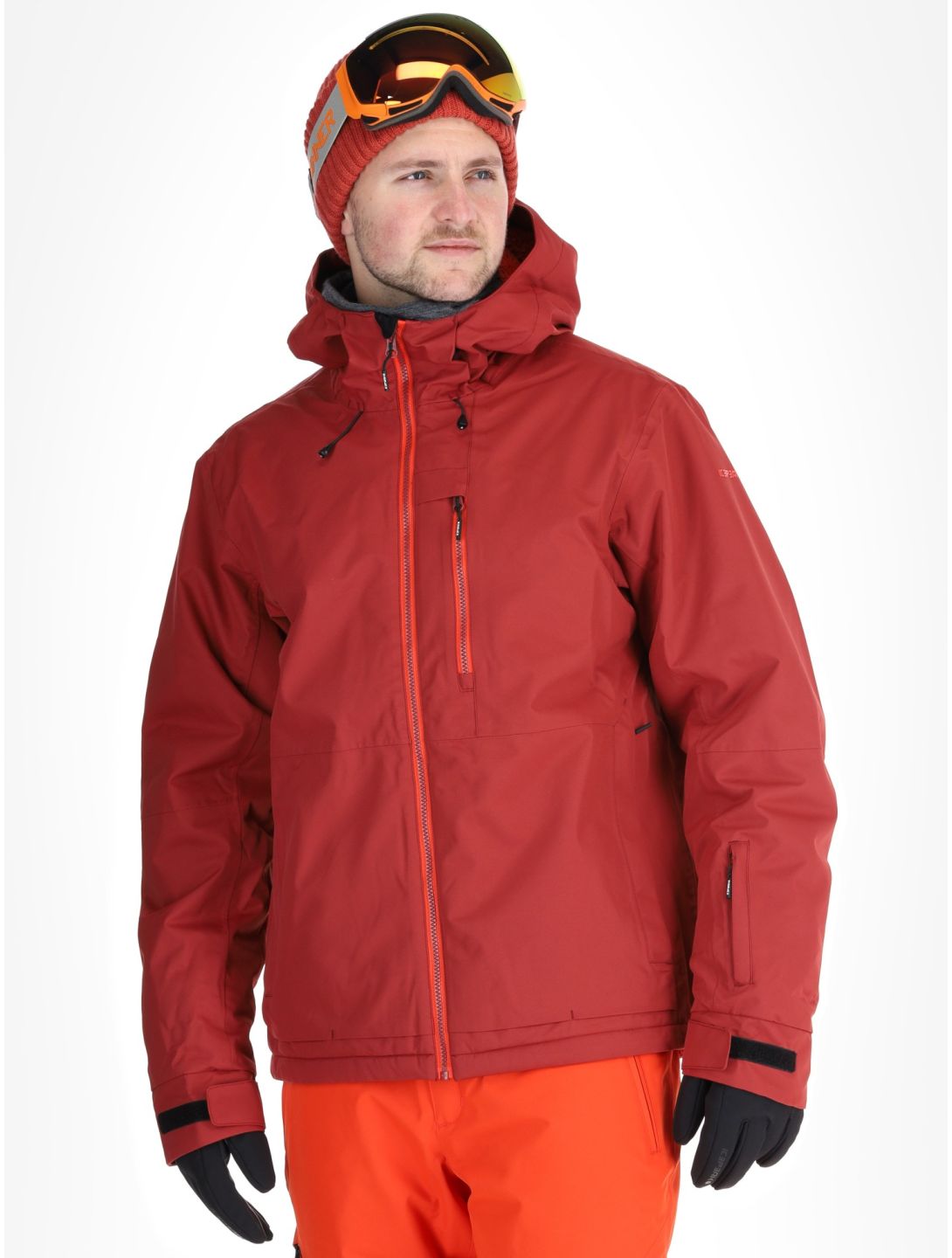 Icepeak, Chester chaqueta de esquí hombres Burned Orange naranja 