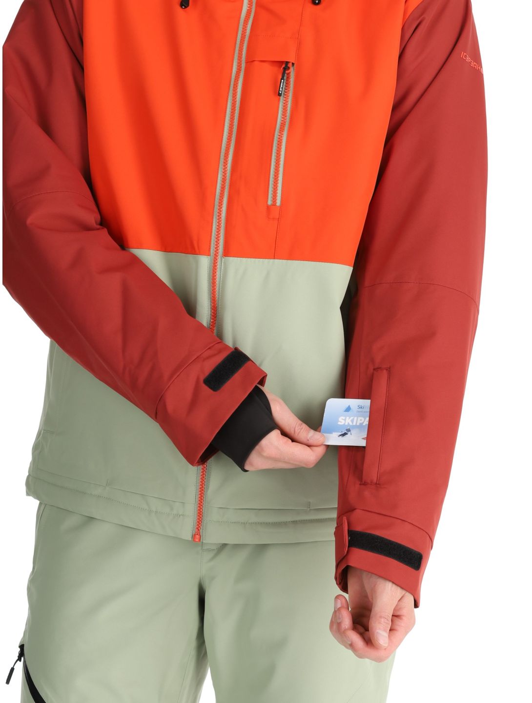 Icepeak, Chester chaqueta de esquí hombres Green verde 