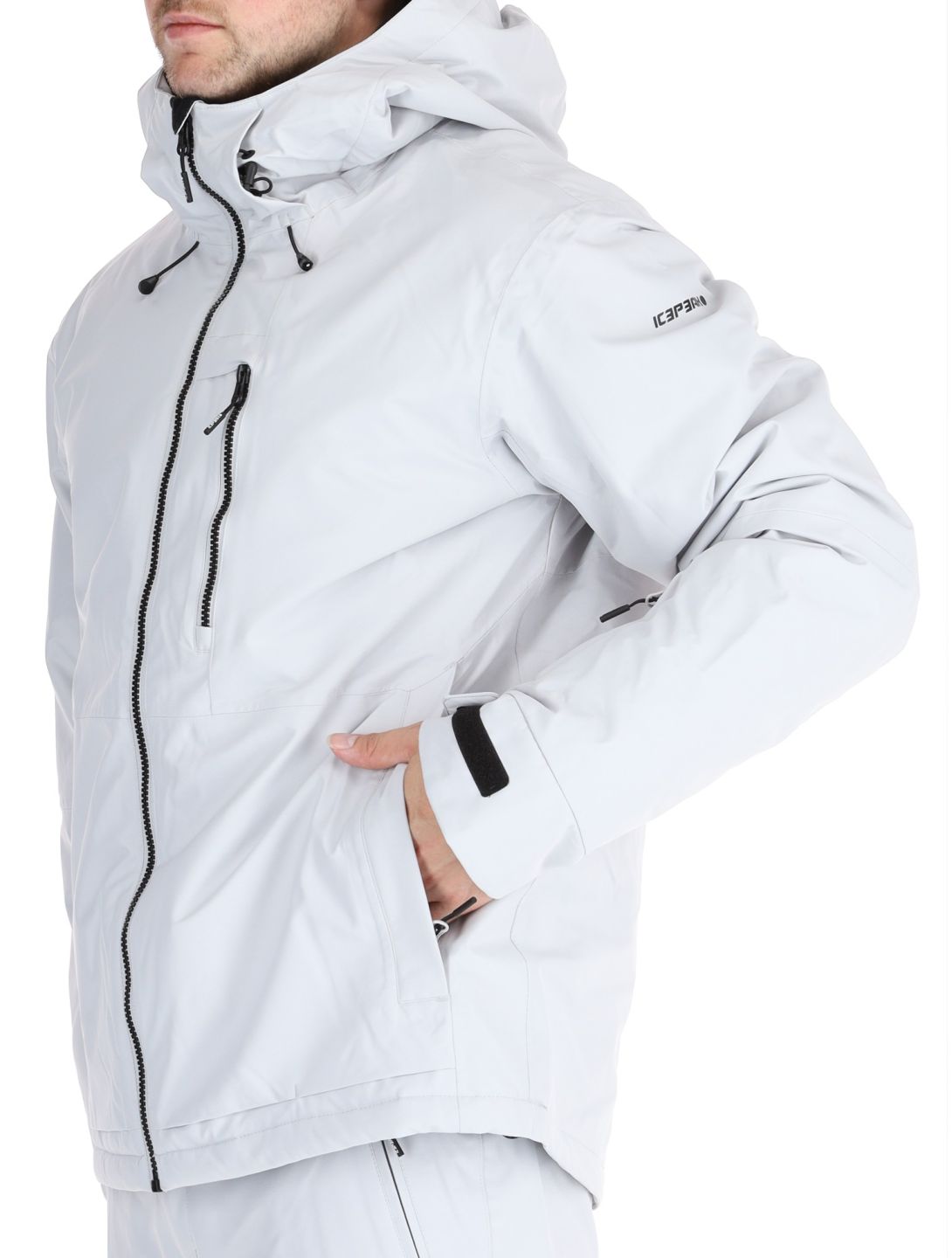 Icepeak, Chester chaqueta de esquí hombres Light Grey gris 