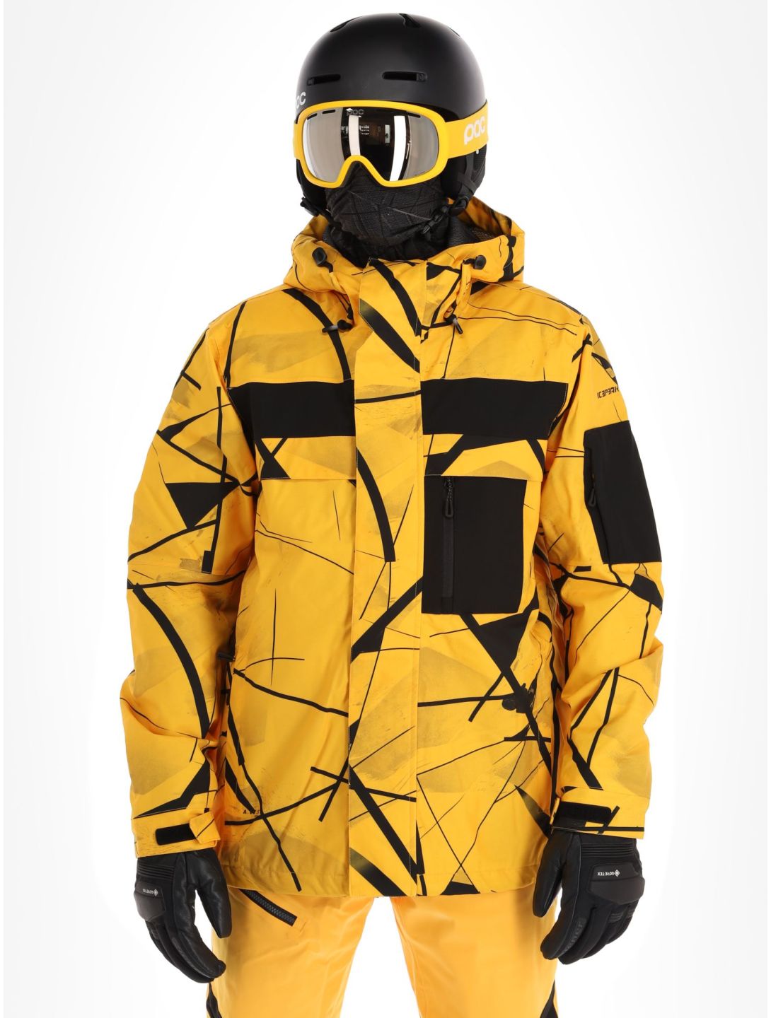 Icepeak, Clymer chaqueta de esquí hombres Yellow amarillo 