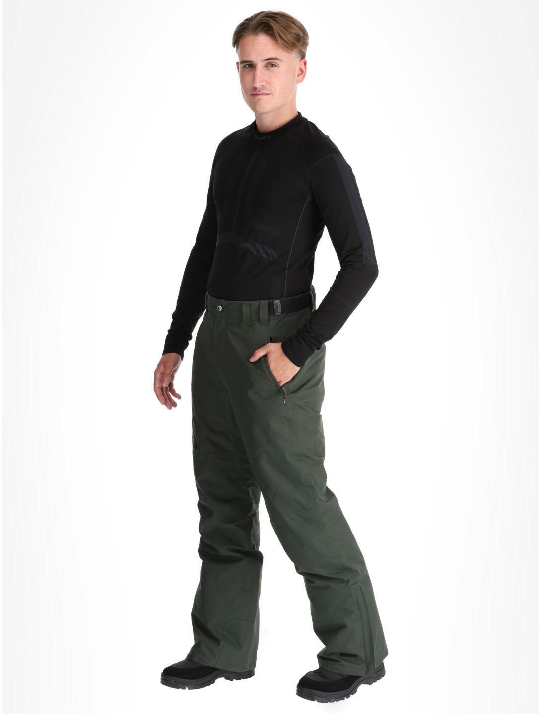 Icepeak, Colman pantalones de esquí hombres Dark Olive verde 