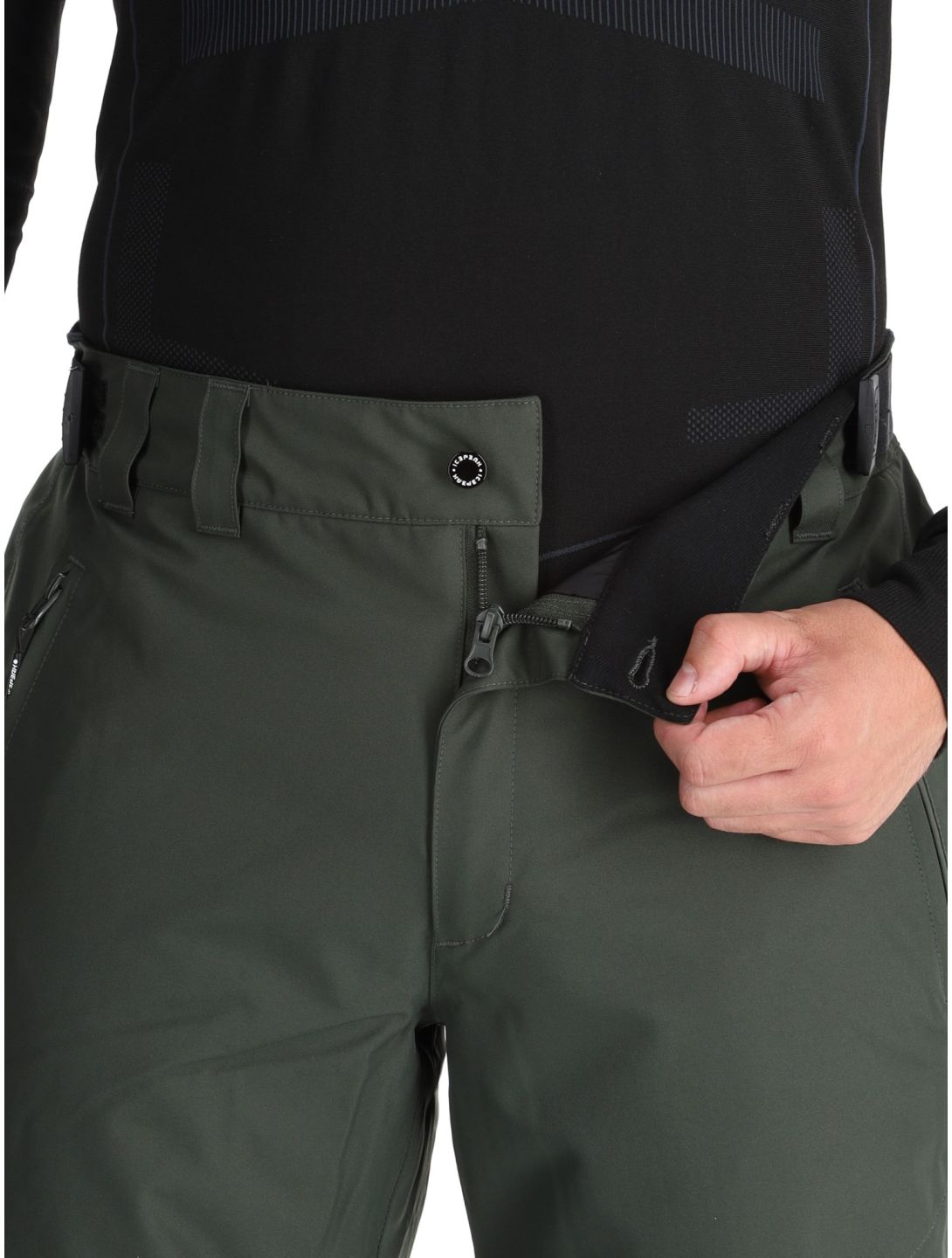 Icepeak, Colman pantalones de esquí hombres Dark Olive verde 