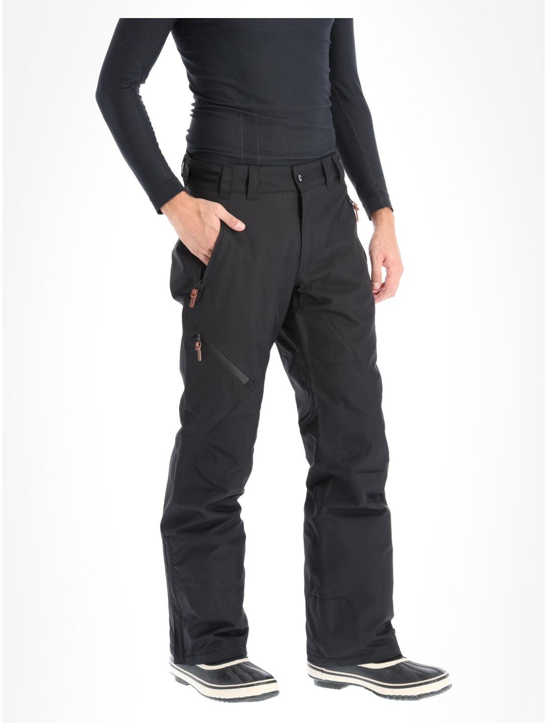 Icepeak, Colman pantalones de esquí hombres Black negro 