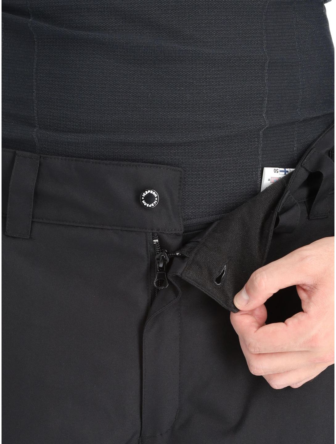 Icepeak, Colman pantalones de esquí hombres Black negro 