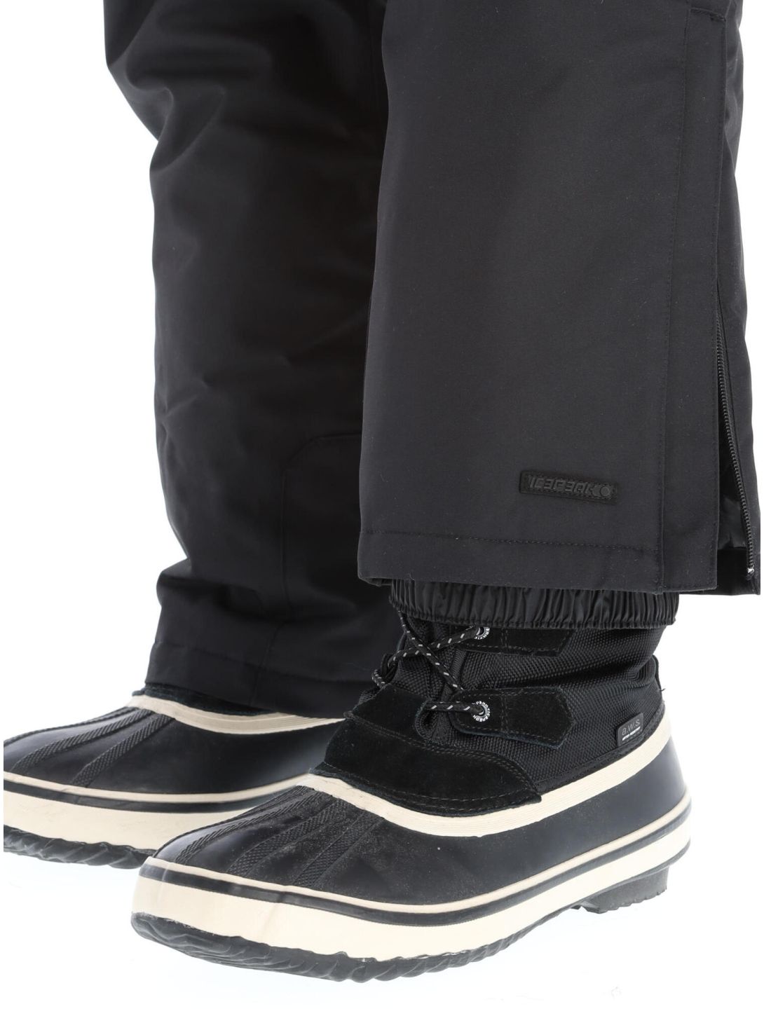 Icepeak, Colman pantalones de esquí hombres Black negro 