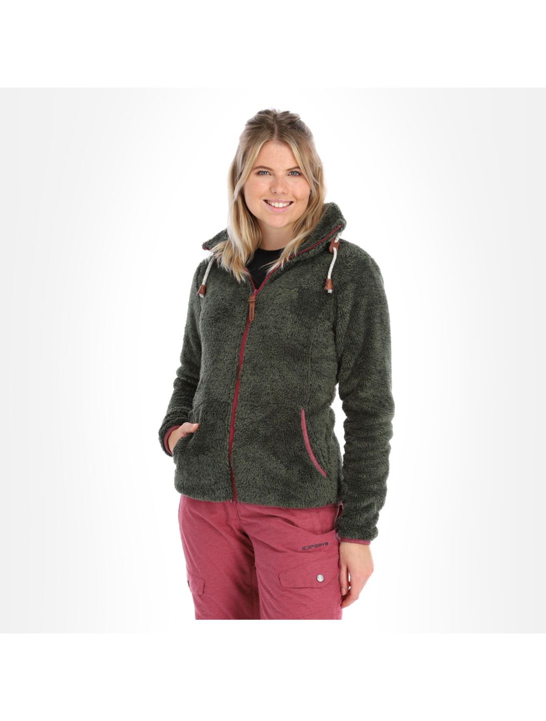 Icepeak, Colony chaleco mujeres dark olive verde