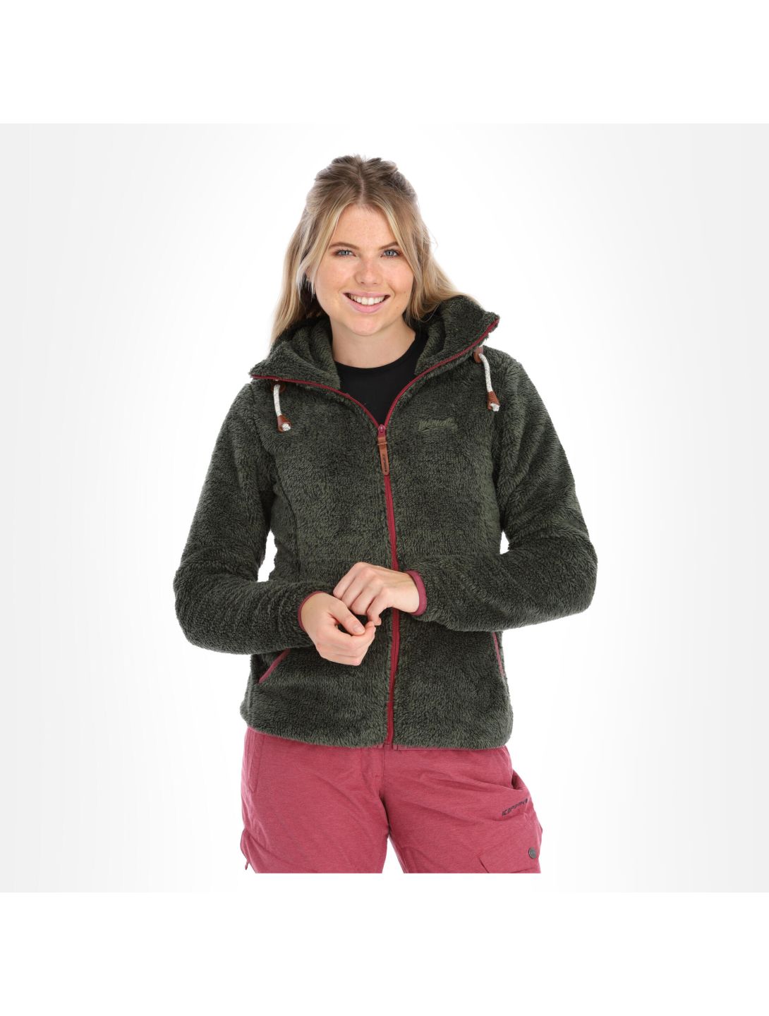 Icepeak, Colony chaleco mujeres dark olive verde