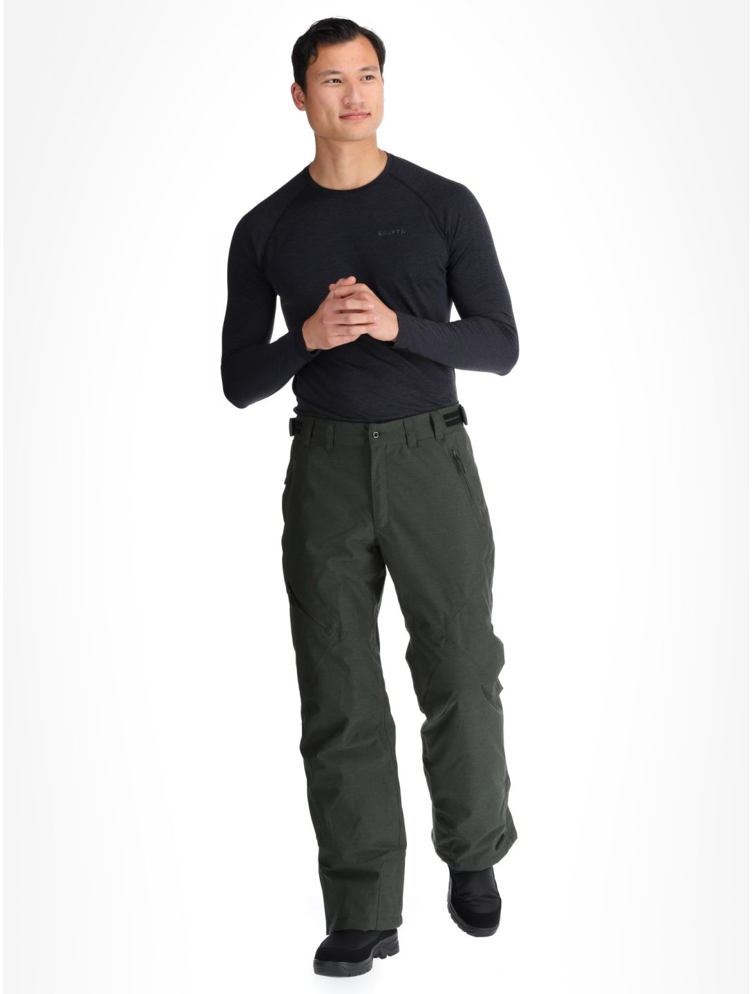 Icepeak, Connel pantalones de esquí hombres Dark Olive verde 