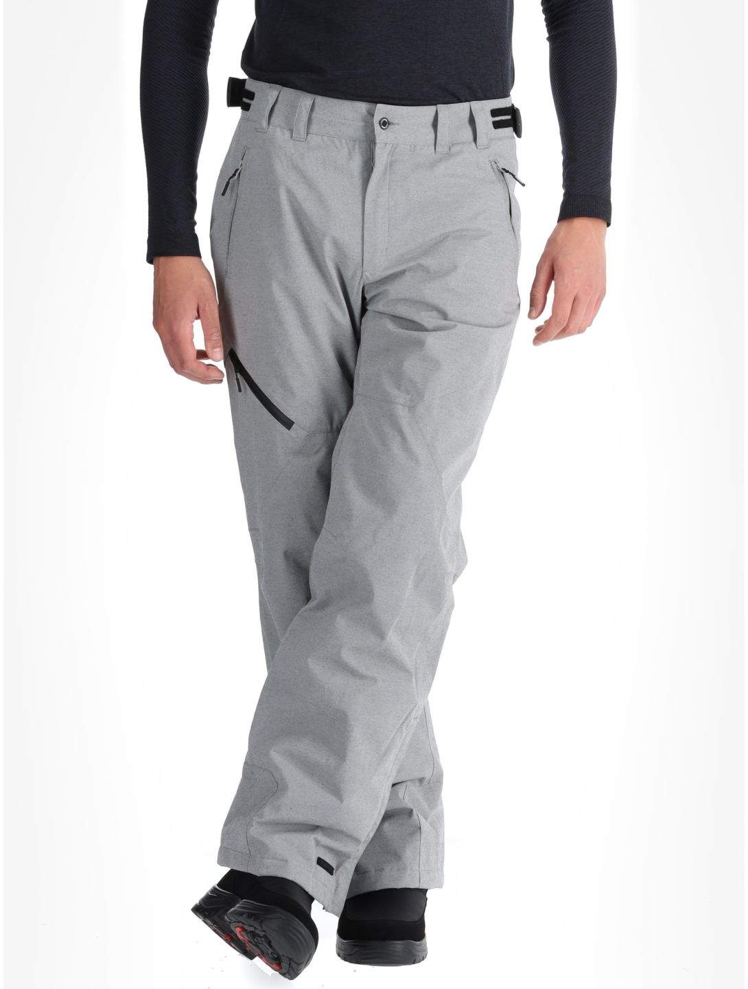 Icepeak, Connel pantalones de esquí hombres Light Grey gris 