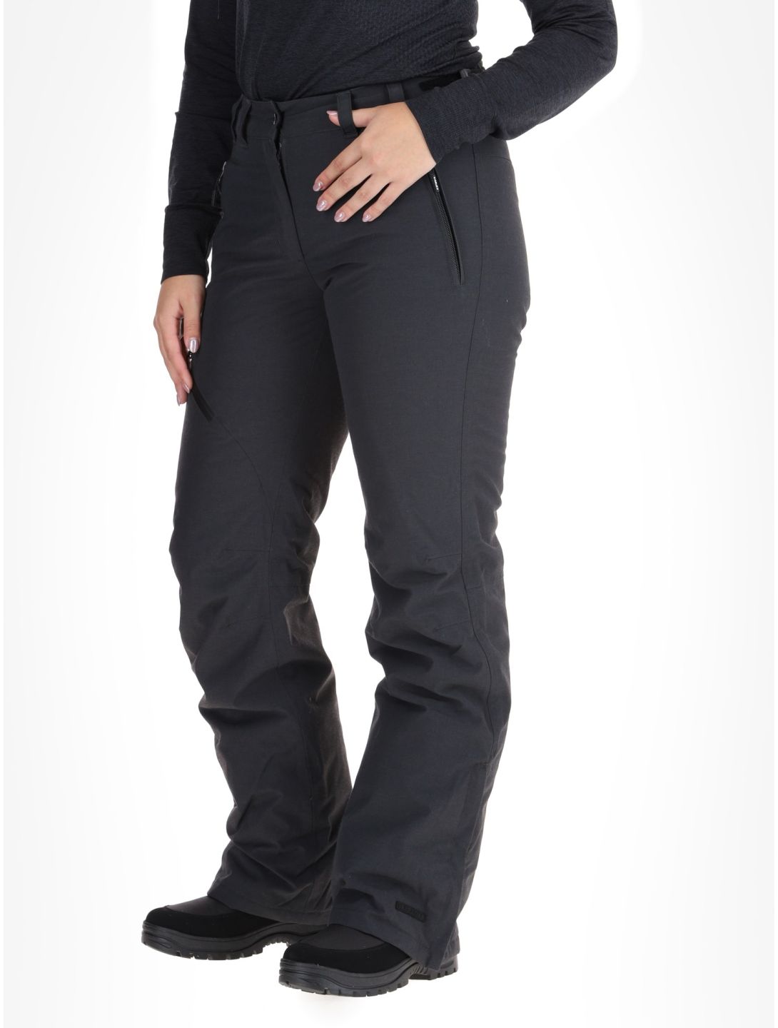 Icepeak, Cordele pantalones de esquí mujeres Anthracite gris 